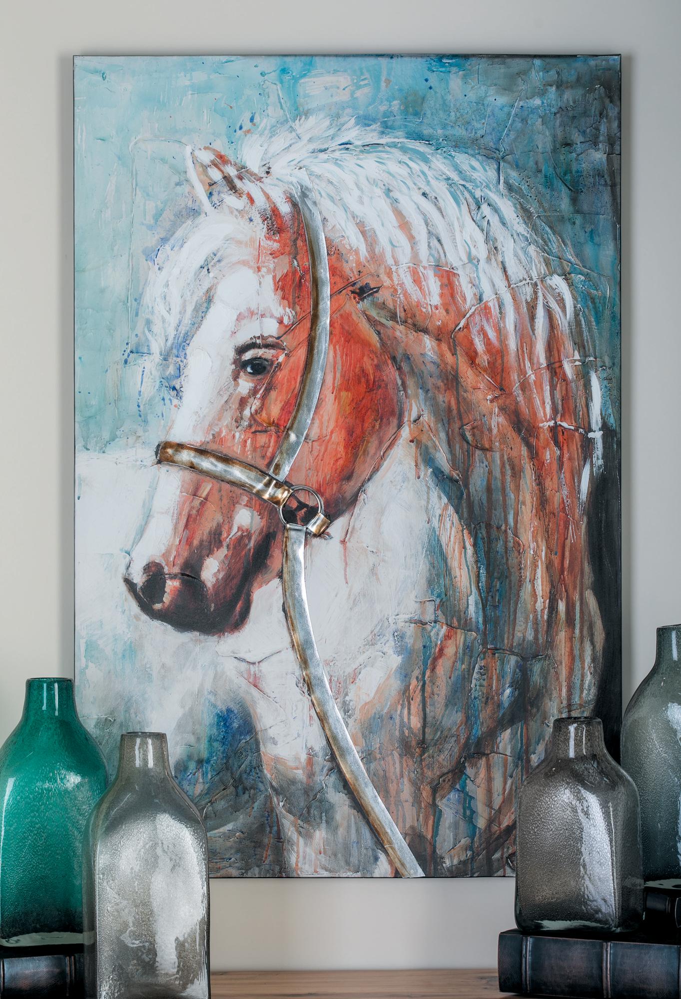 Horse Brown Canvas Decorative Wall Art