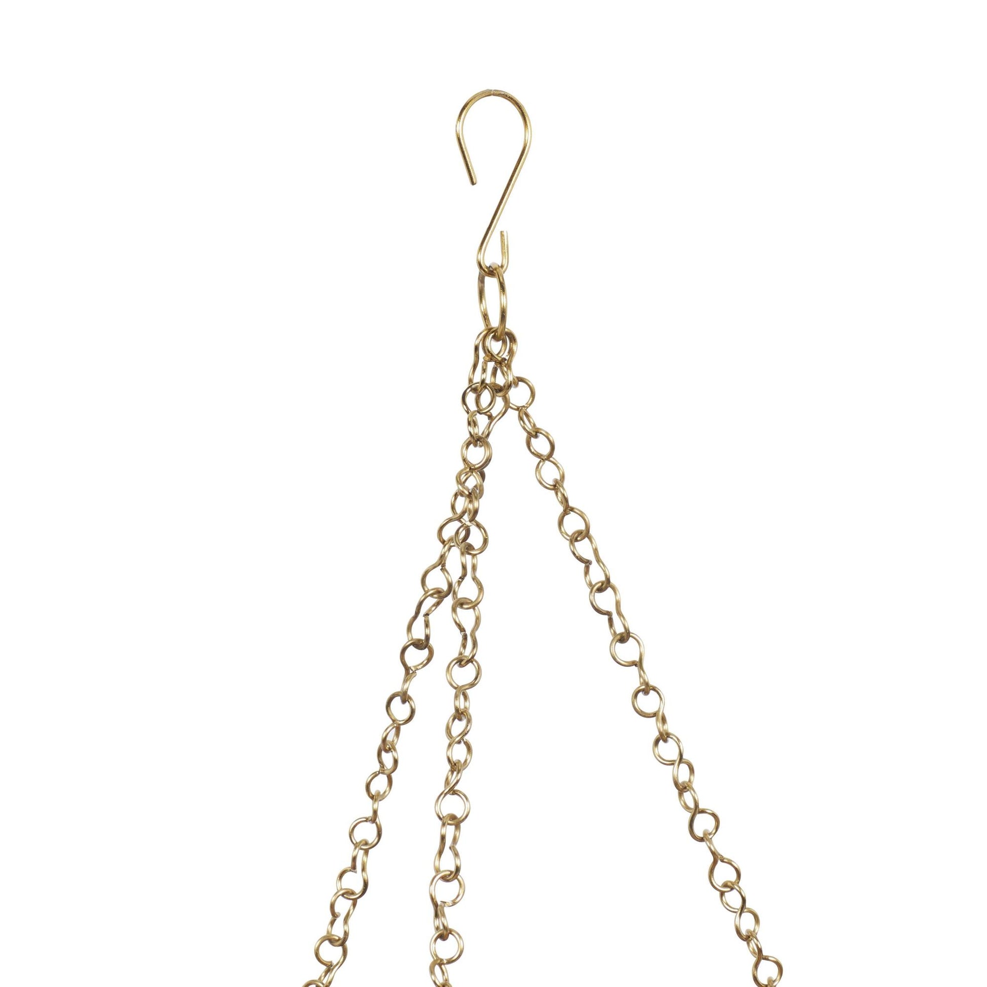 Set of 2 Metal Hanging Dome Indoor Outdoor Wall Planter with Chain