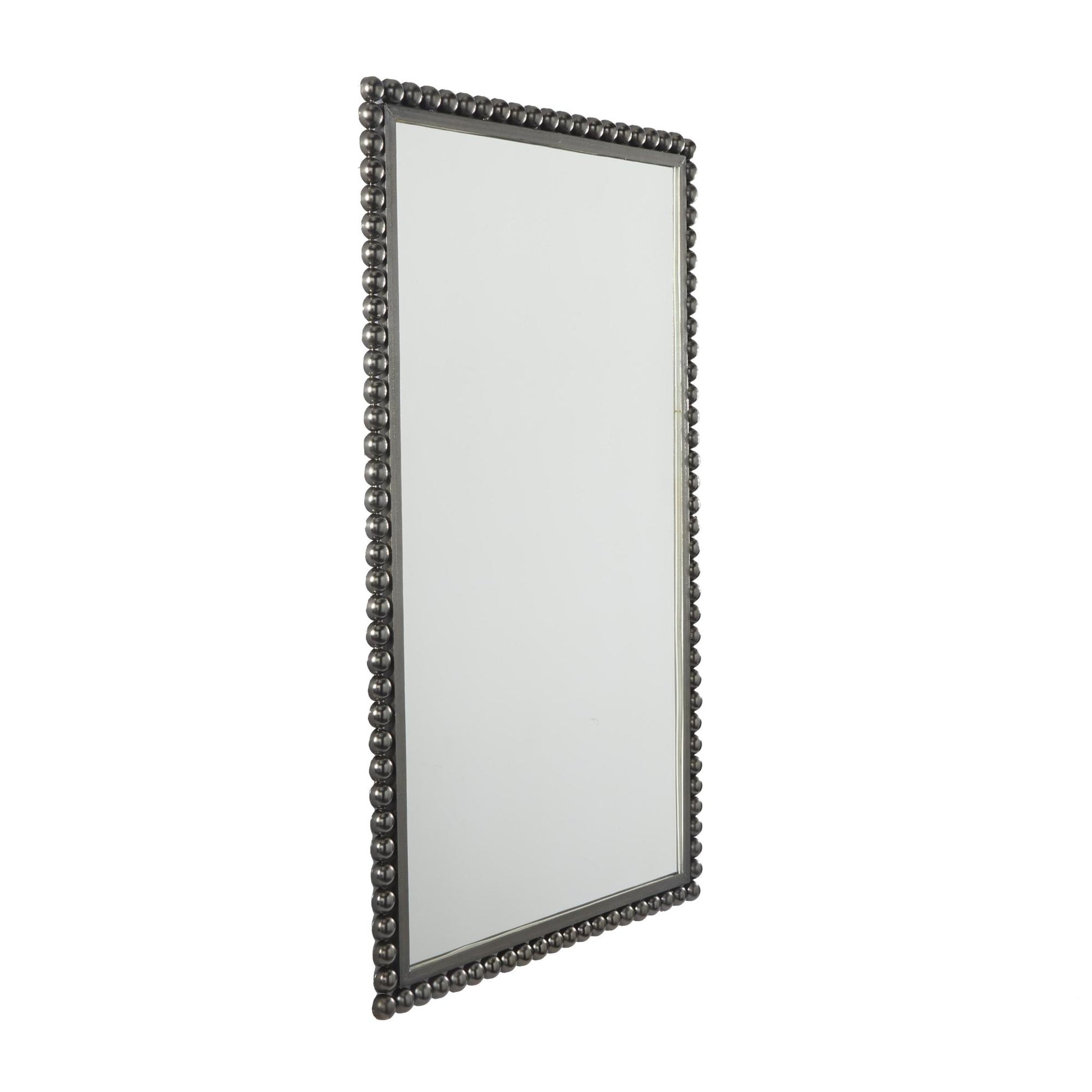 CosmoLiving by Cosmopolitan Metal Room Wall Mirror with Beaded Detailing