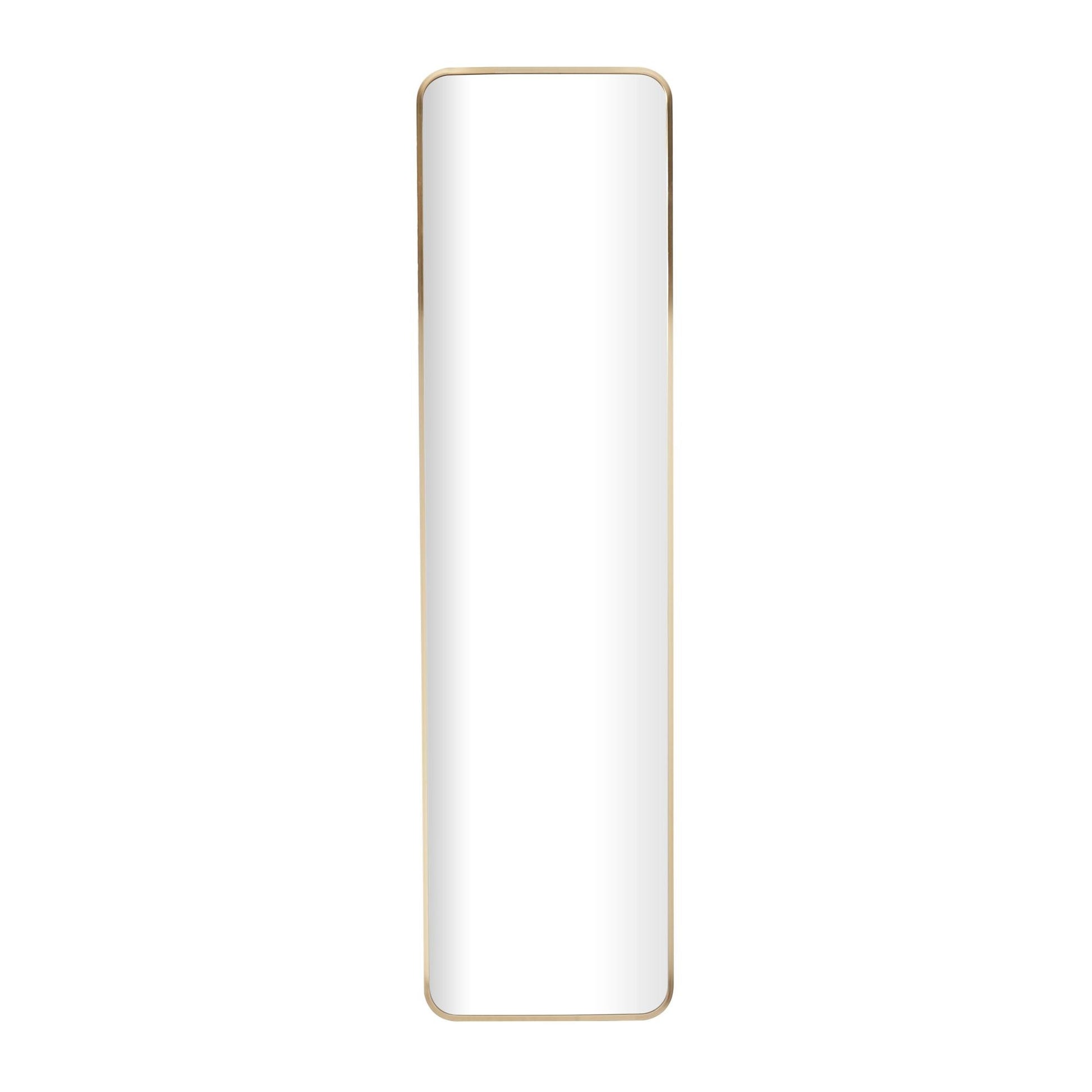 CosmoLiving by Cosmopolitan Gold Metal Room Wall Mirror with Thin Frame