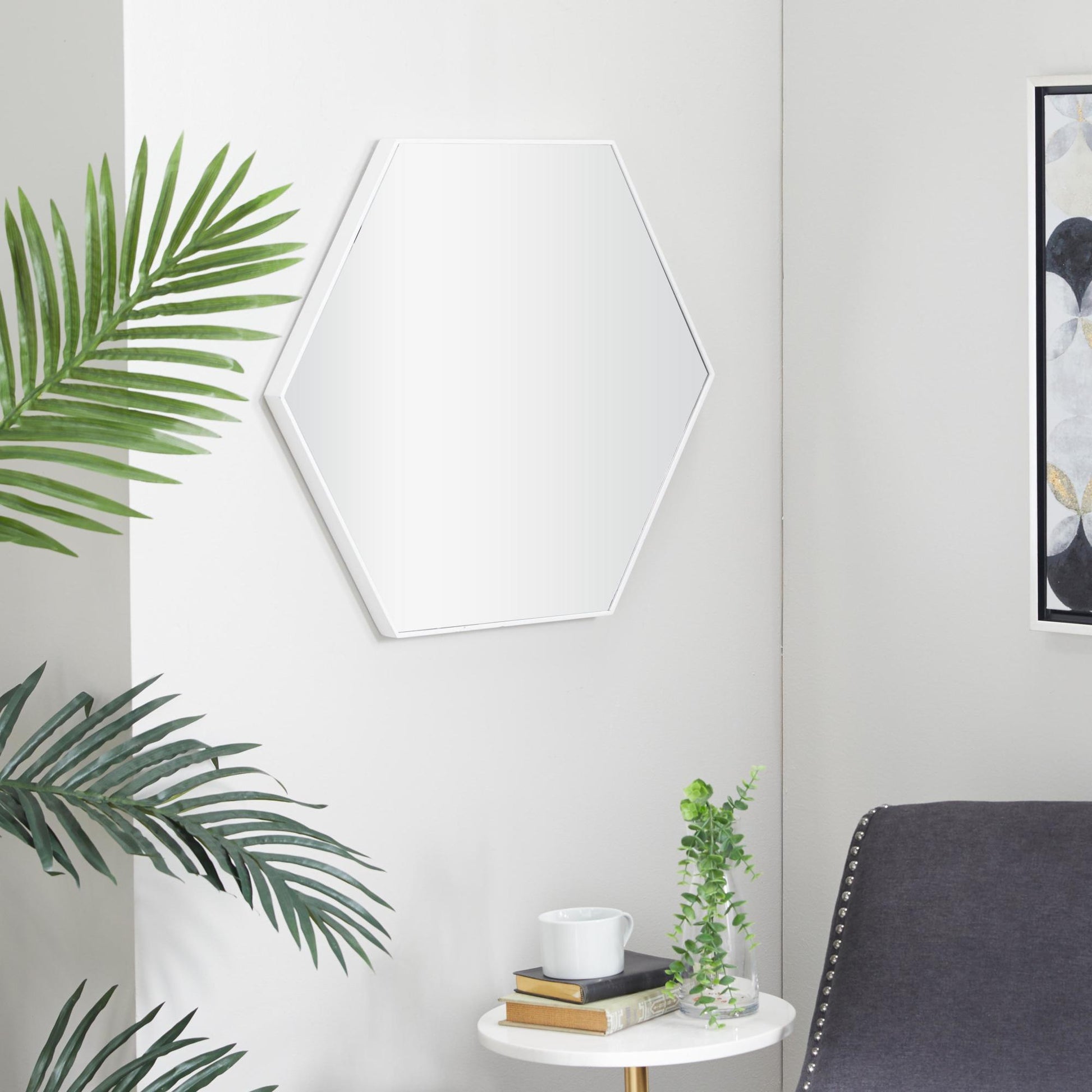 CosmoLiving by Cosmopolitan Wooden Room Wall Mirror with Thin Frame