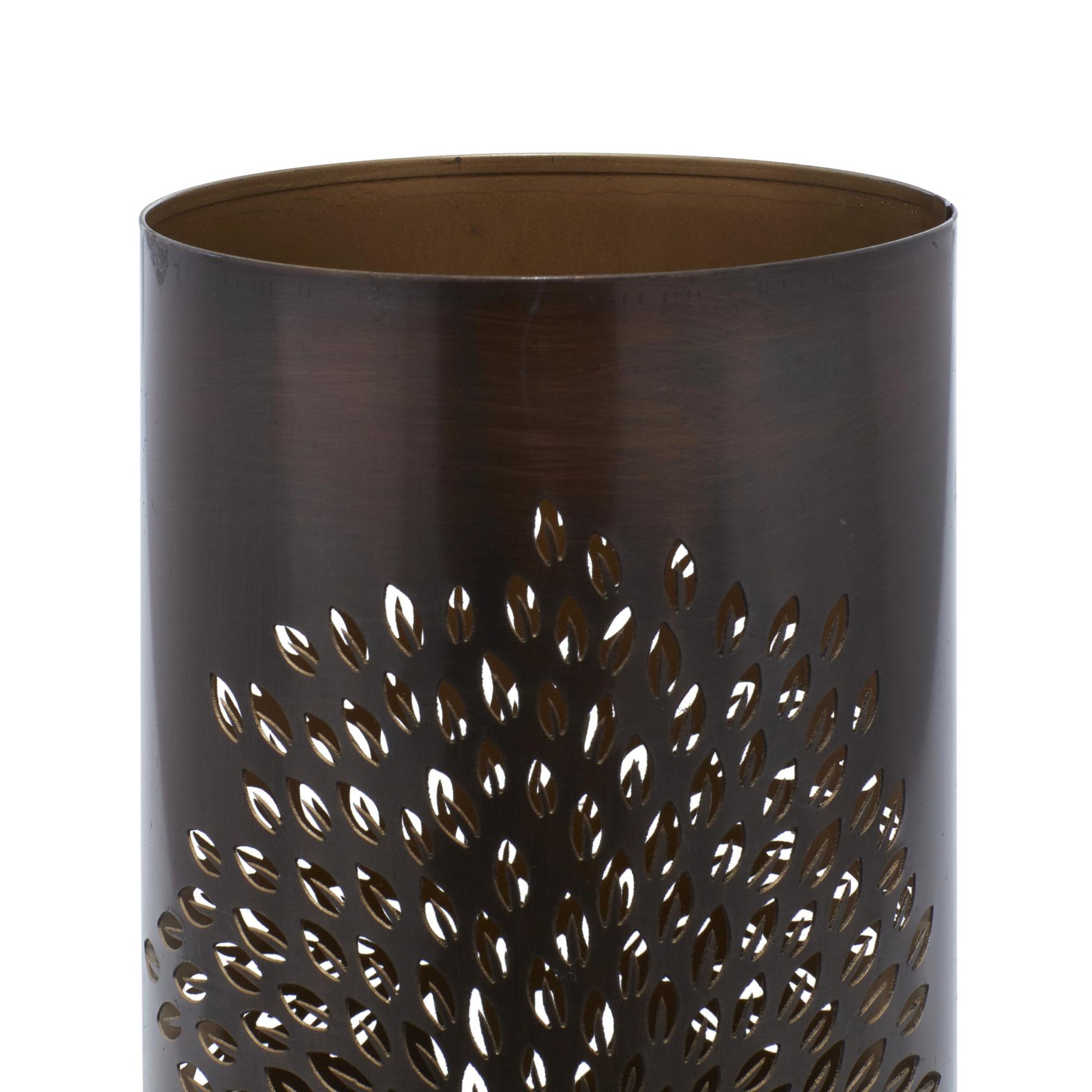 Set of 3 Geometric Metal Decorative Indoor Outdoor Candle Lantern Set of 3 12", 10", 6"H