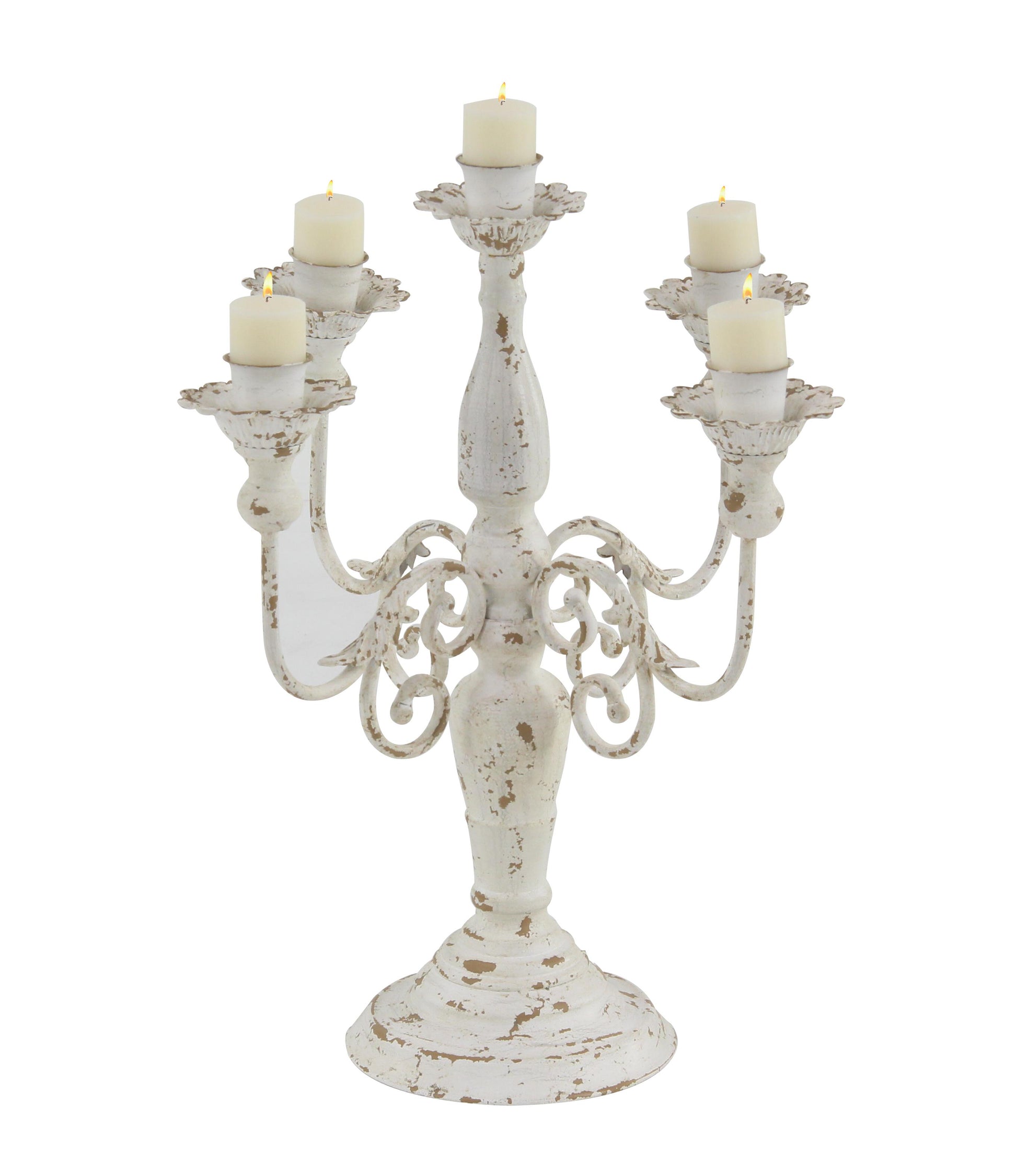 Scroll Metal Decorative Candelabra