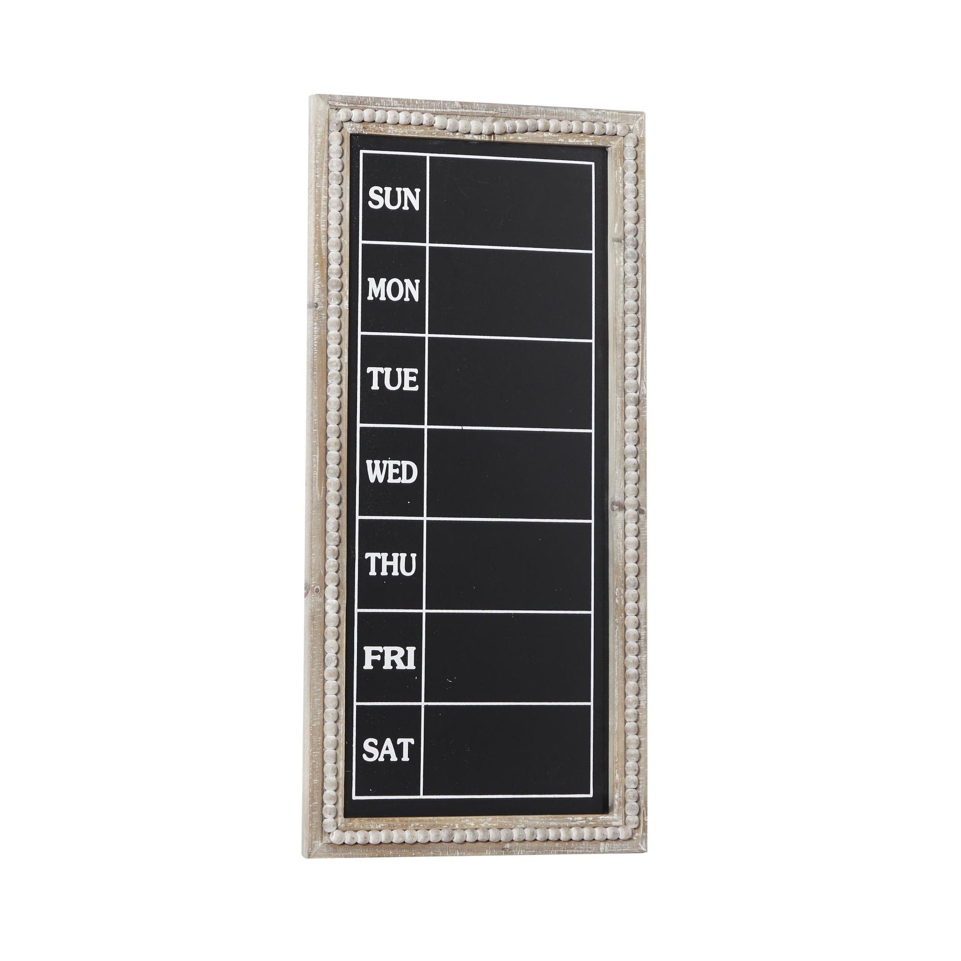 Sign Brown Wood Beaded Chalkboard Home Wall Decor