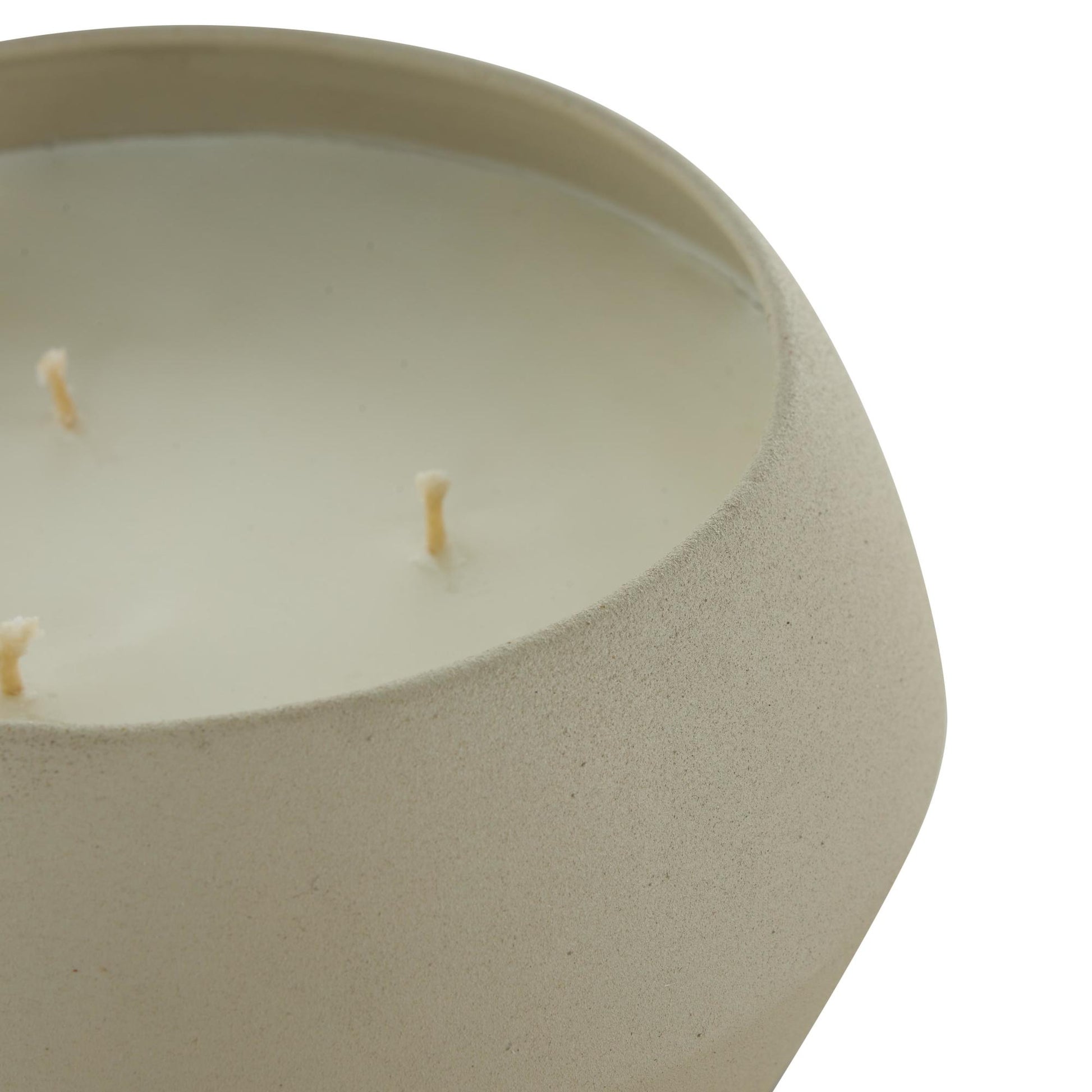 Metal Tangerine Splash Scented Textured 30oz 3 Wick Decorative Candle with White Wax