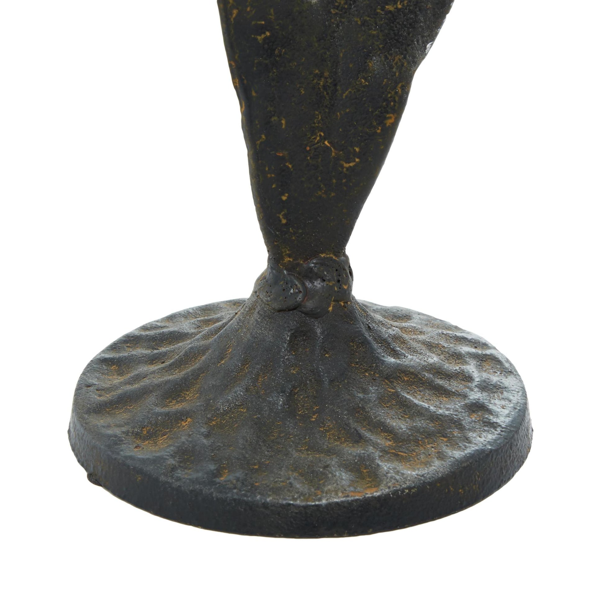 Cactus Black Metal Decorative Sculpture