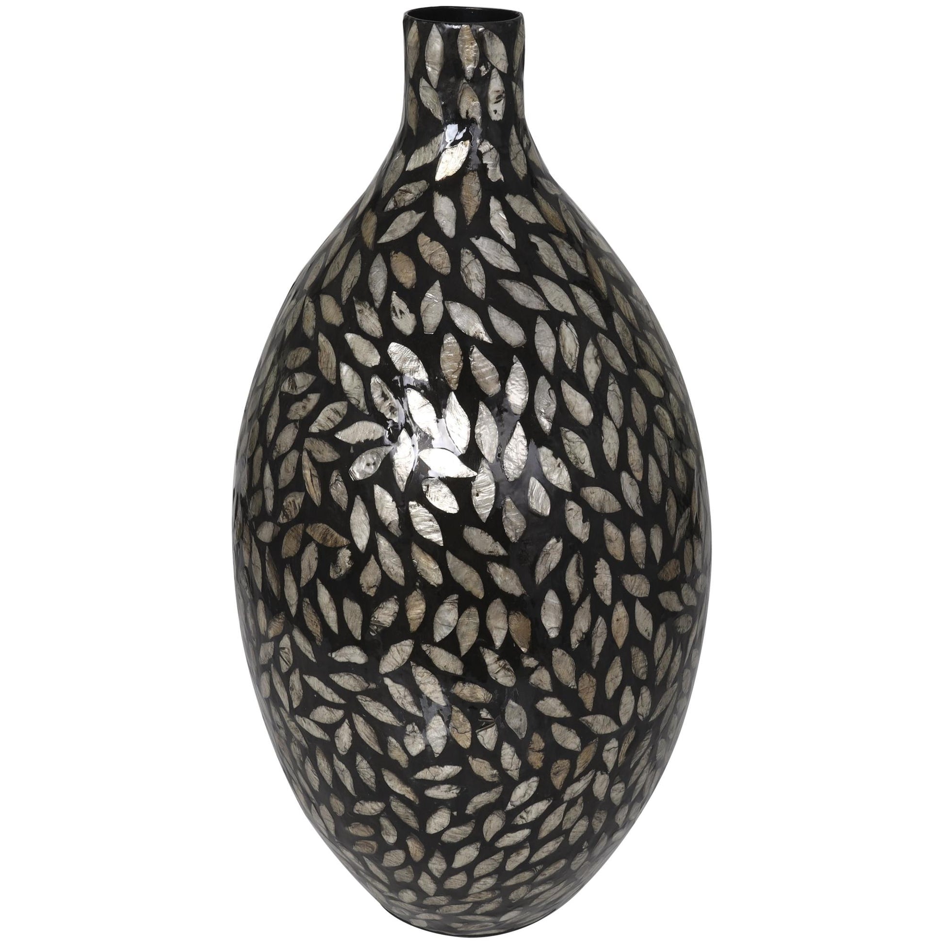 Mother of Pearl Shell Handmade Mosaic Inspired Decorative Vase