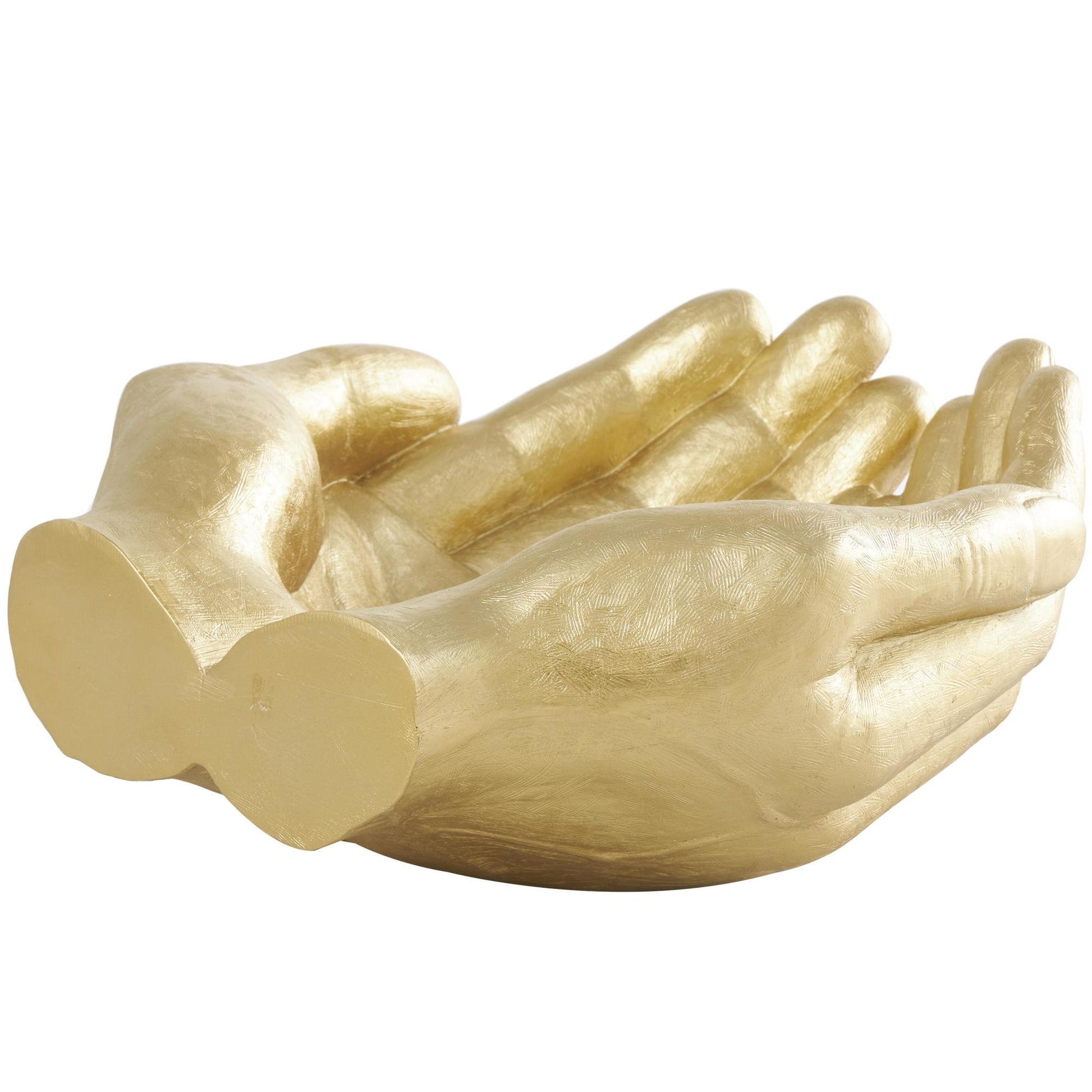 Hands Polystone Open Decorative Sculpture
