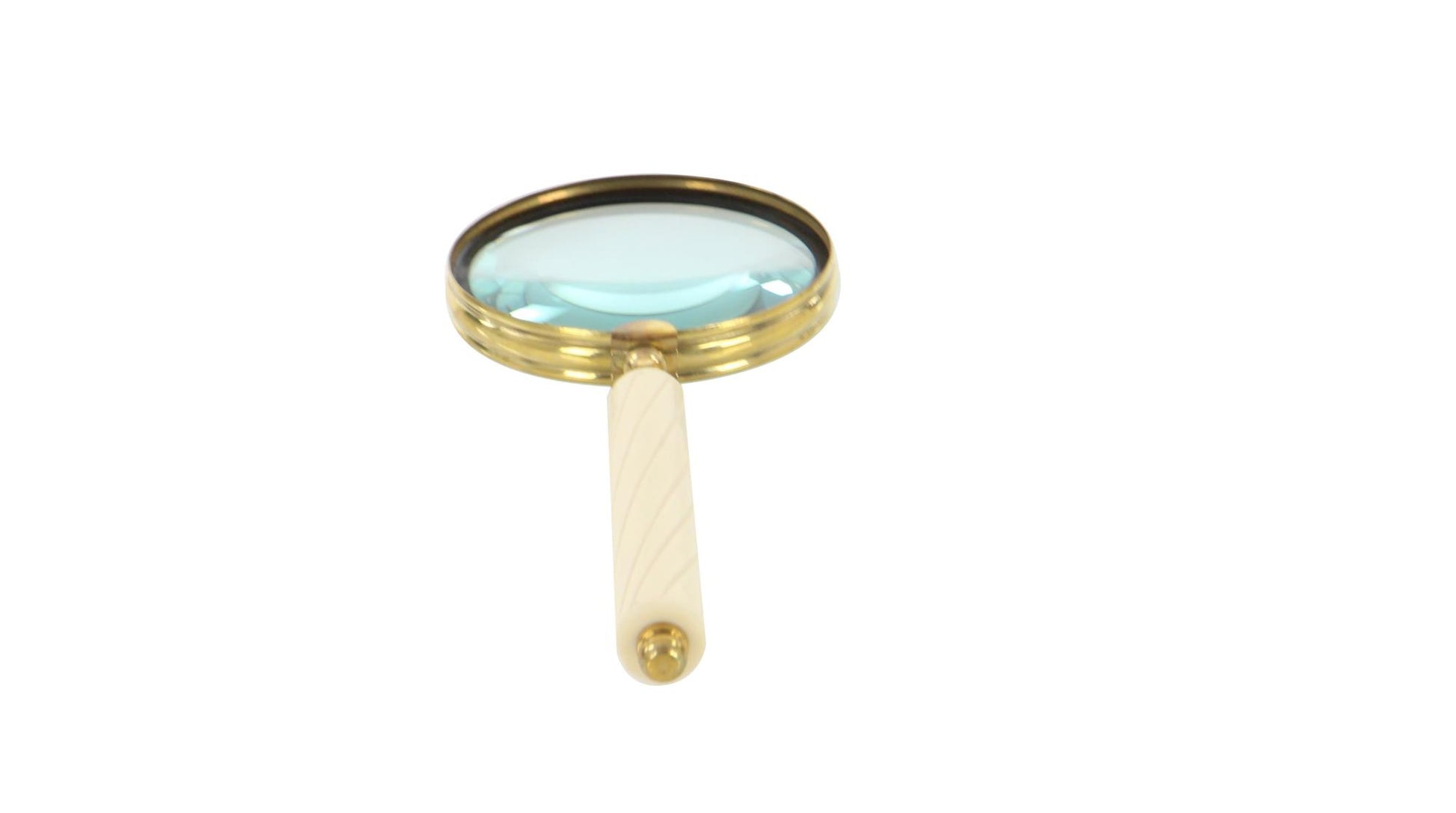 CosmoLiving by Cosmopolitan Set of 3 Black Metal Decorative Magnifying Glass with Bone Handles