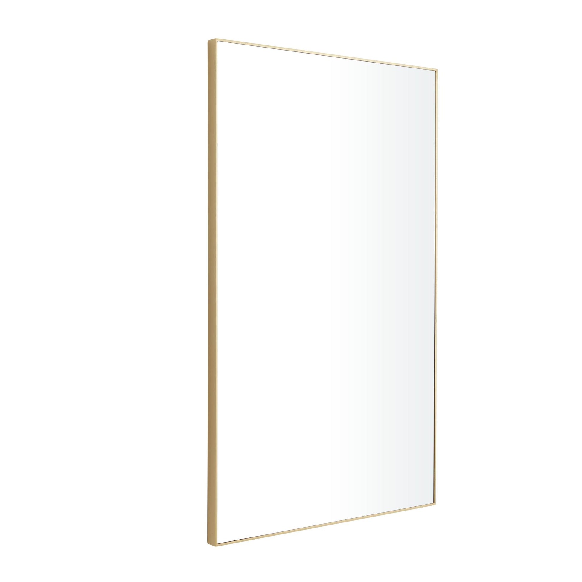 Wooden Room Wall Mirror with Thin Frame