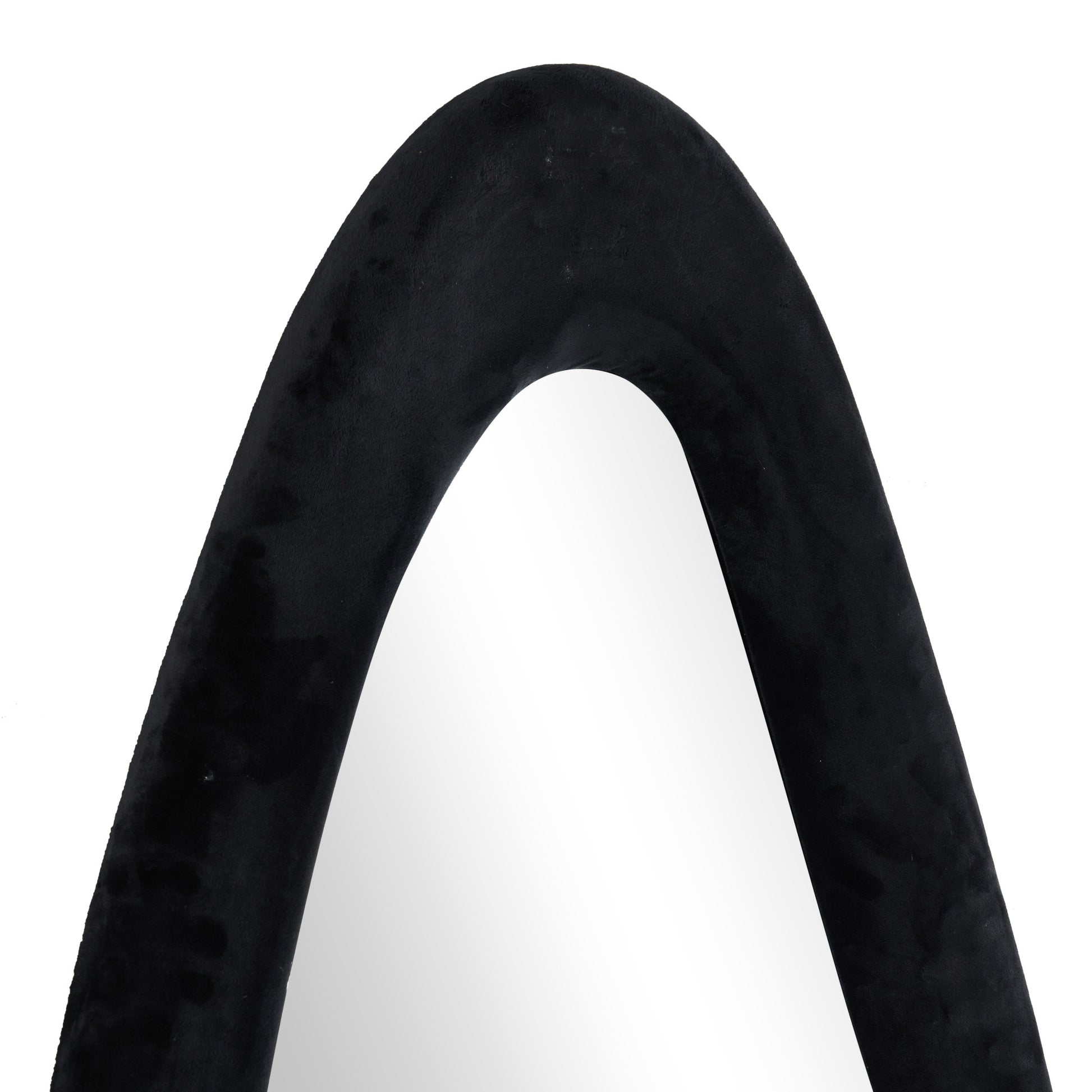 Abstract Velvet Wavy Room Wall Mirror