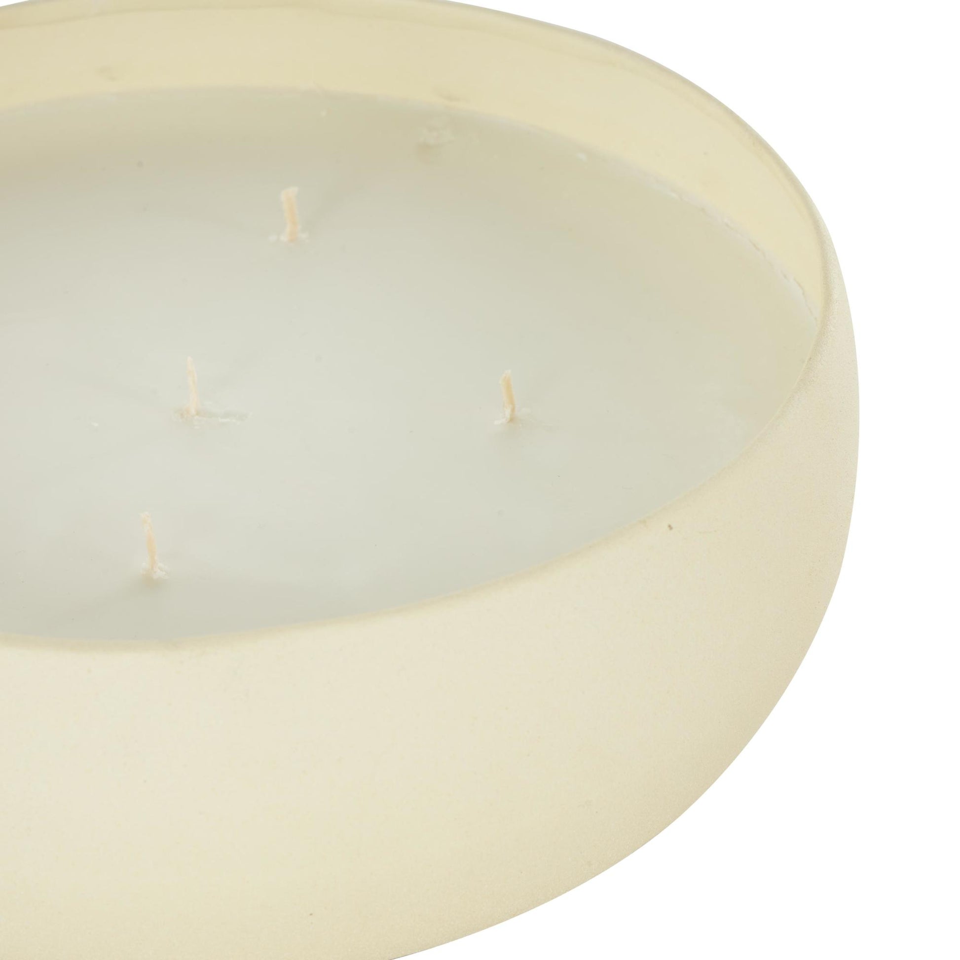 Metal Pink Blush & Poppy Scented Textured 63oz 5 Wick Decorative Candle with White Wax