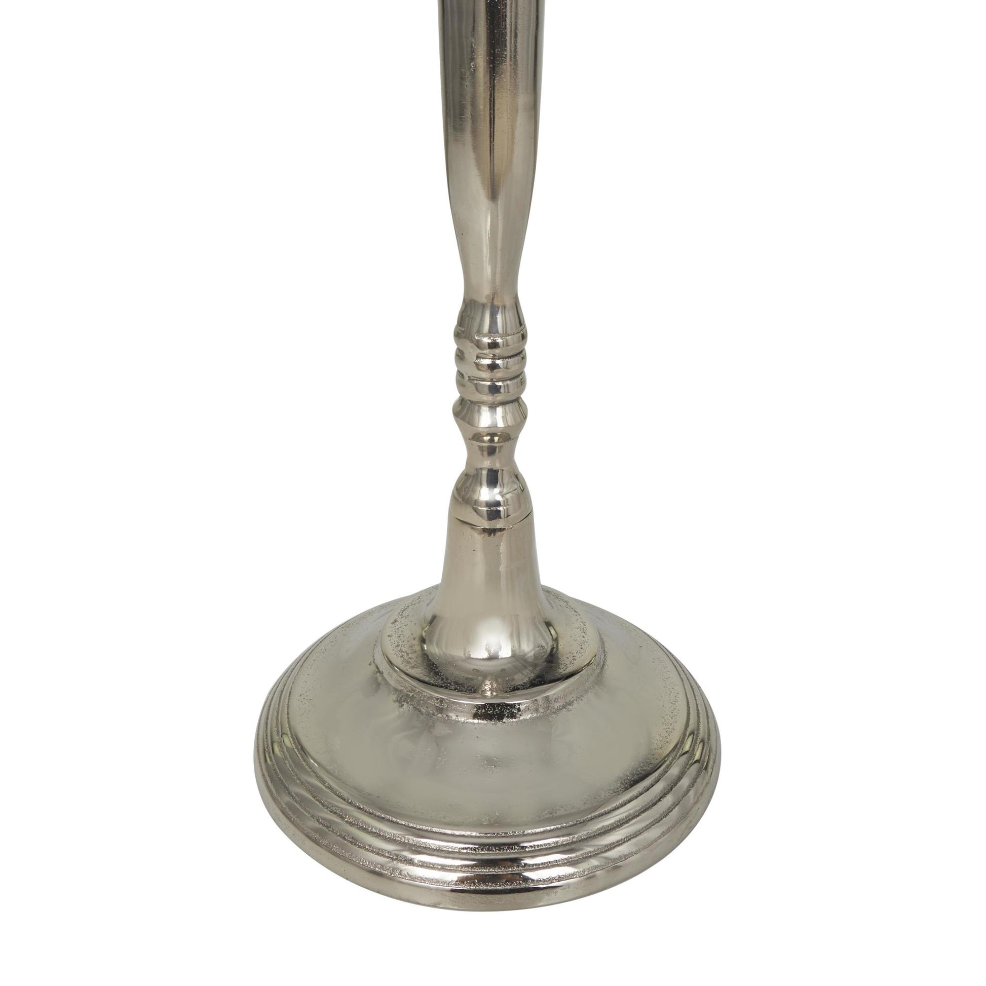 Scroll Aluminum Metal Tall Floor 5 Candle Decorative Candelabra