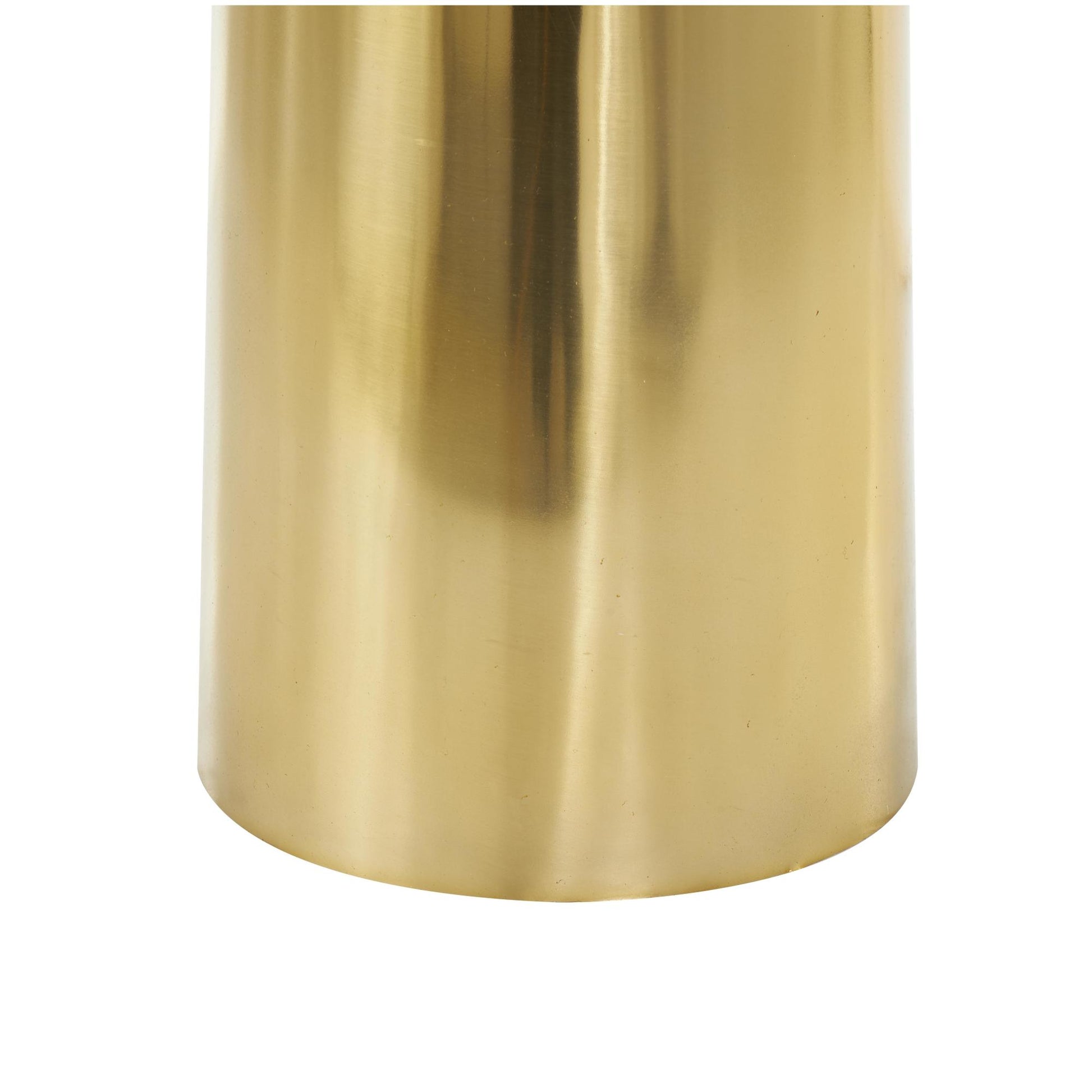 Aluminum Metal Decorative Vase 9" x 9" x 31"