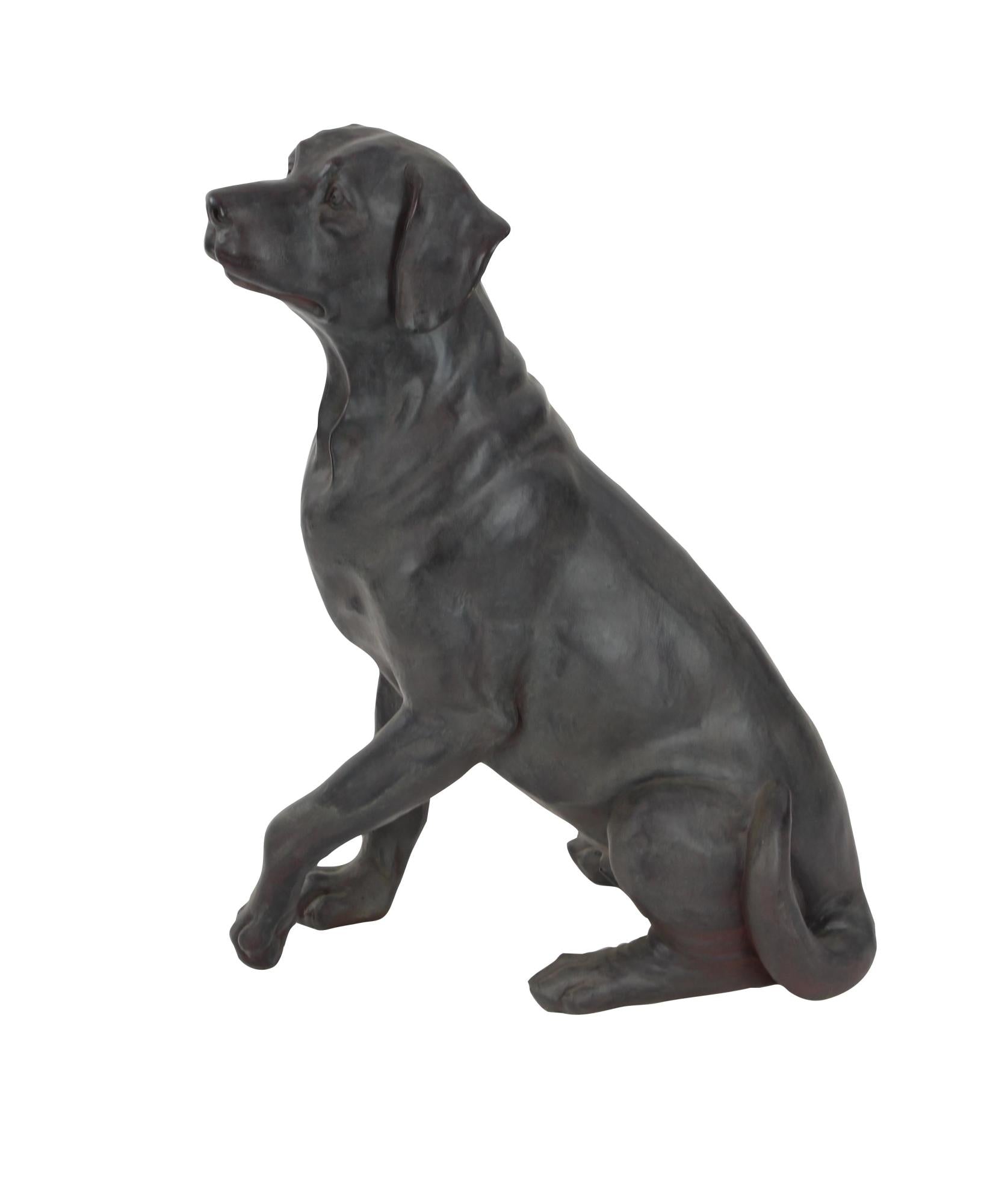 Dog Brown Polystone Decorative Sculpture