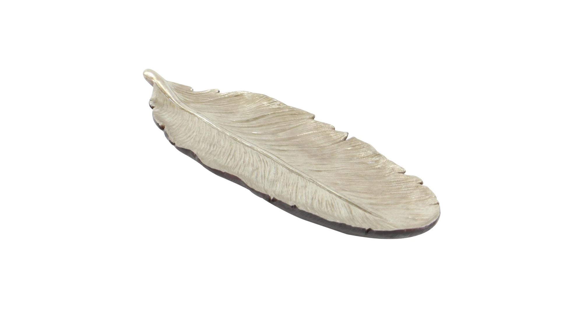 Bird Polystone Feather Large Decorative Bowl