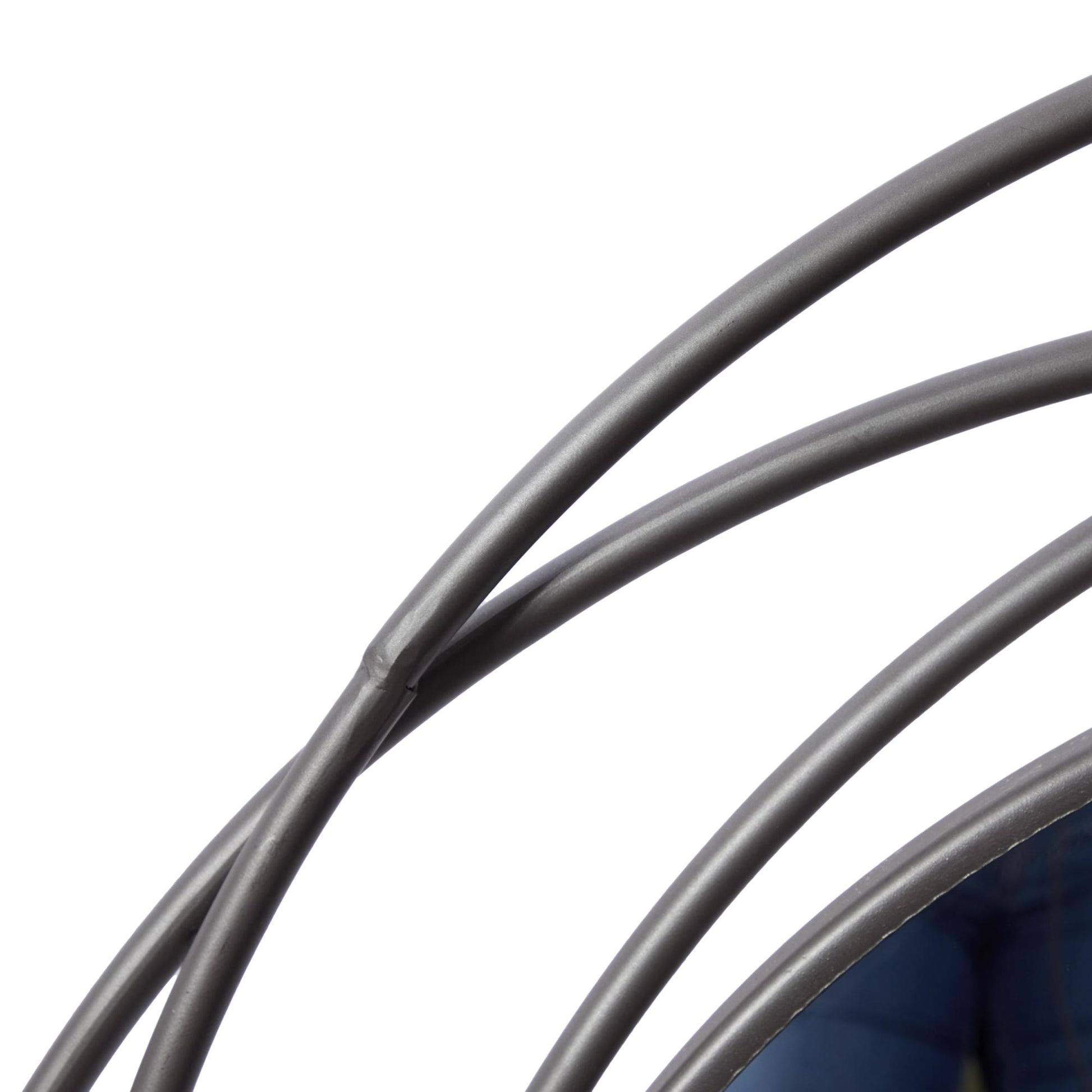 Metal Room Wall Mirror with Overlapping Circles