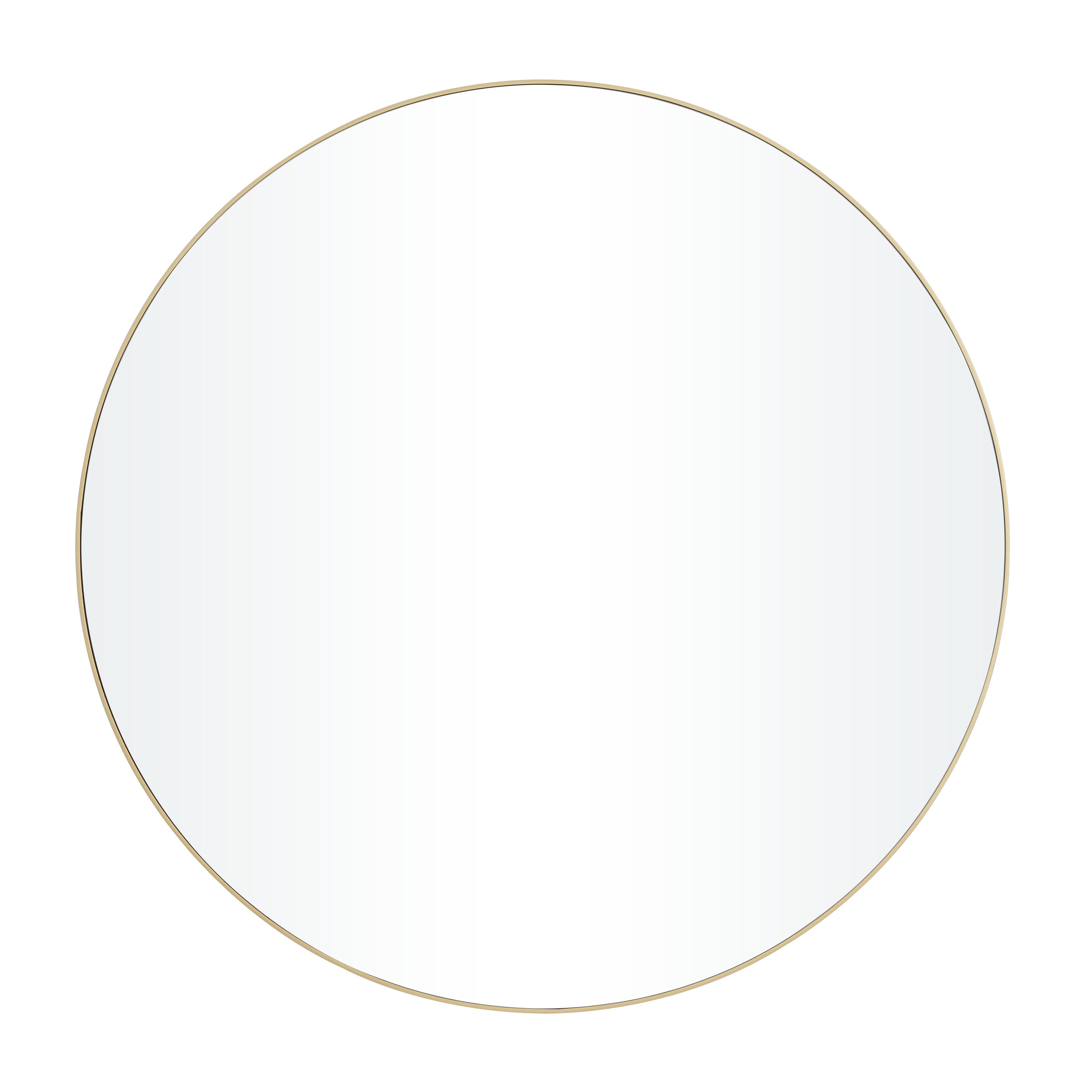 Wooden Room Wall Mirror with Thin Frame