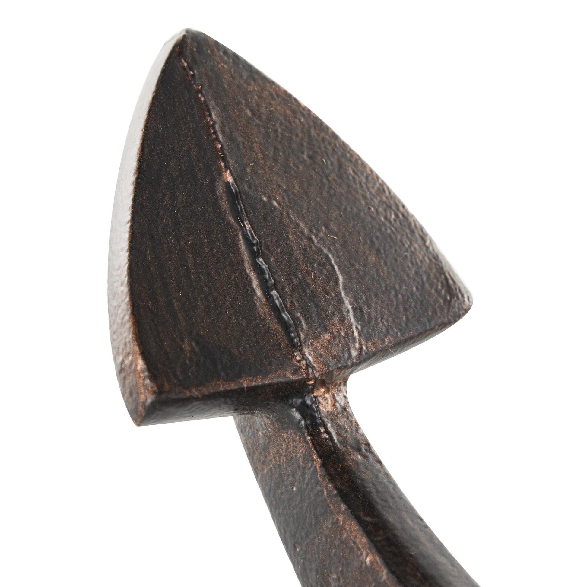 Set of 3 Anchor Copper Aluminum Metal Weathered Decorative Sculpture with Hanging Hook