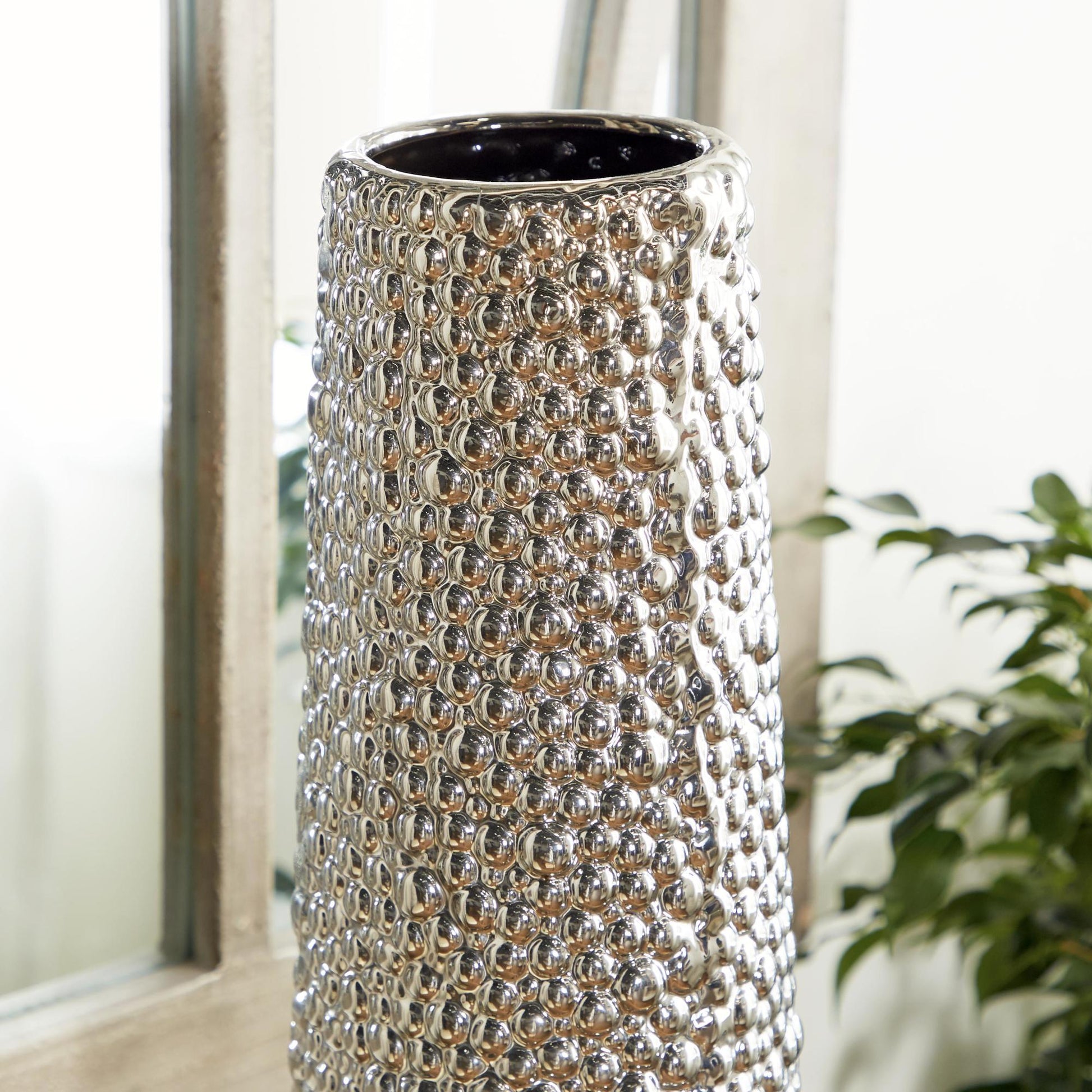 Ceramic Decorative Vase with Bubble Texture