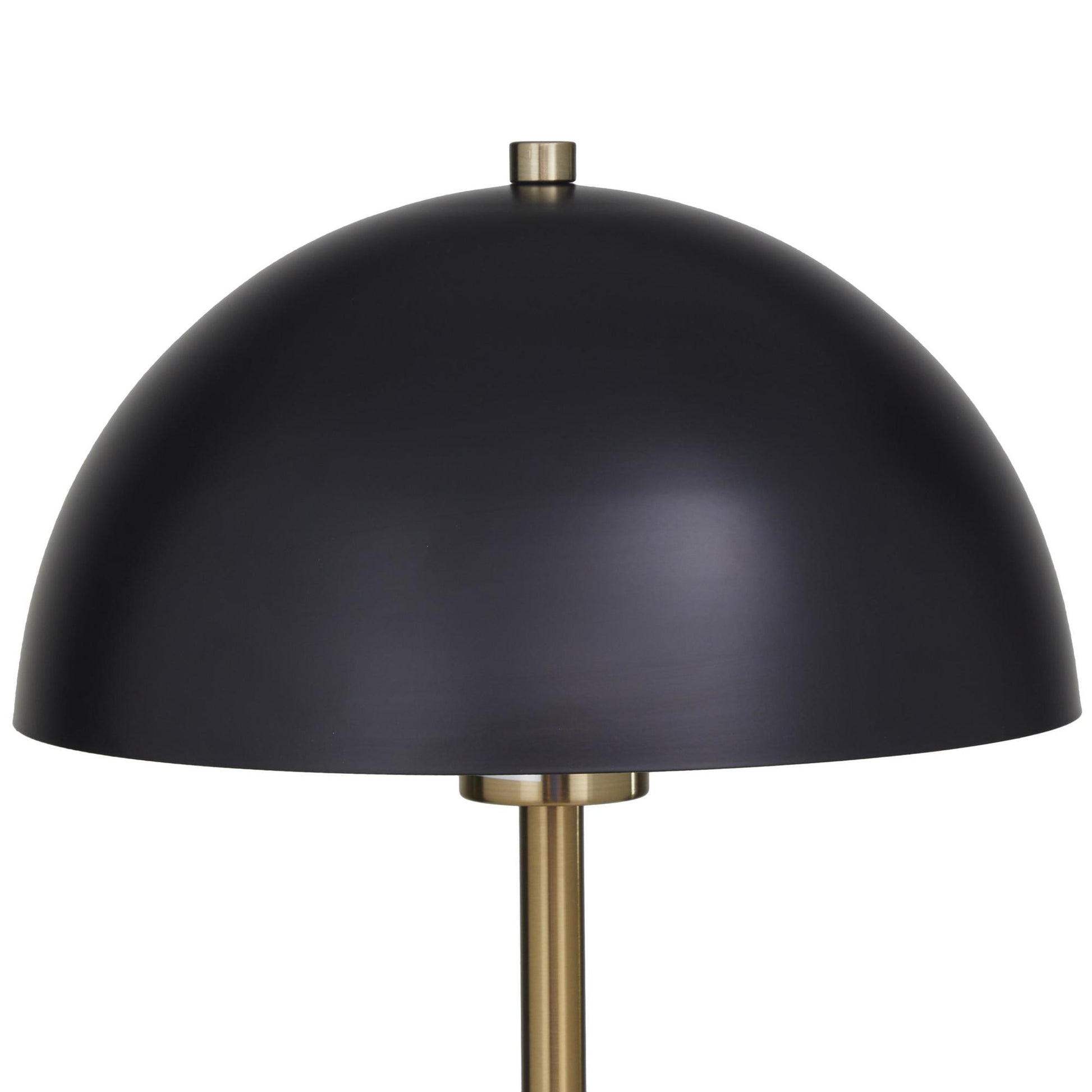 Metal Umbrella Style Room Desk Lamp with Black Marble Base