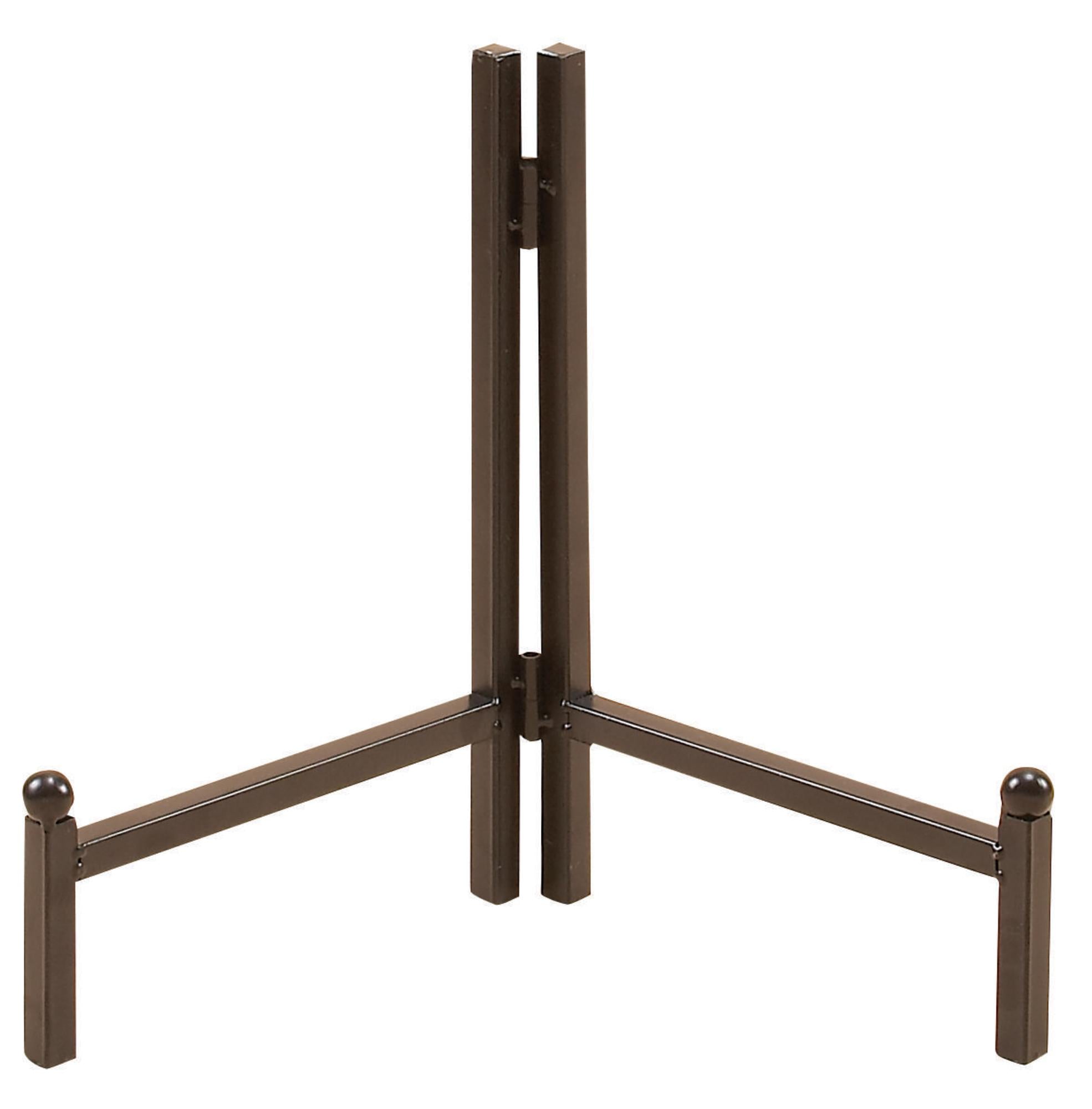 Black Metal Display Easel with Foldable Stand
