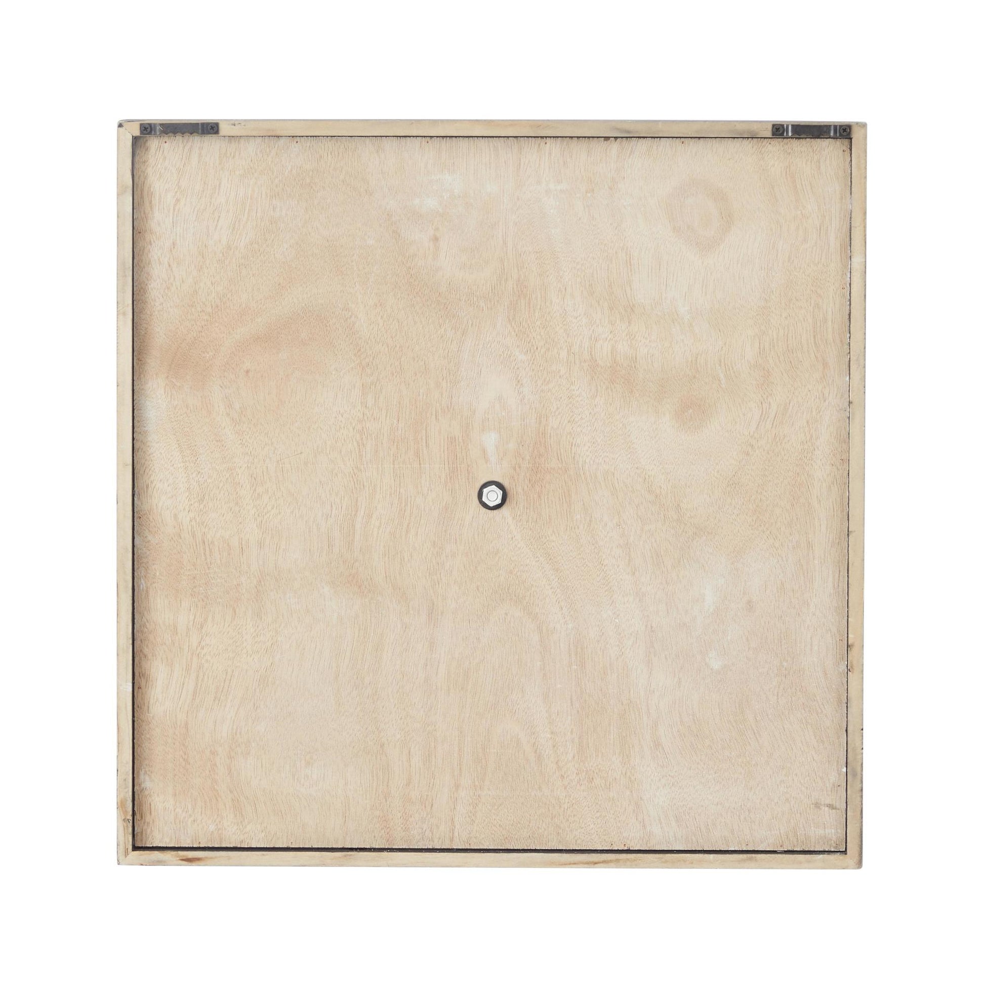 Set of 4 Starburst Blue Metal 3D Spiral Plate Living Room Framed Wall Art with Black Wood Frames