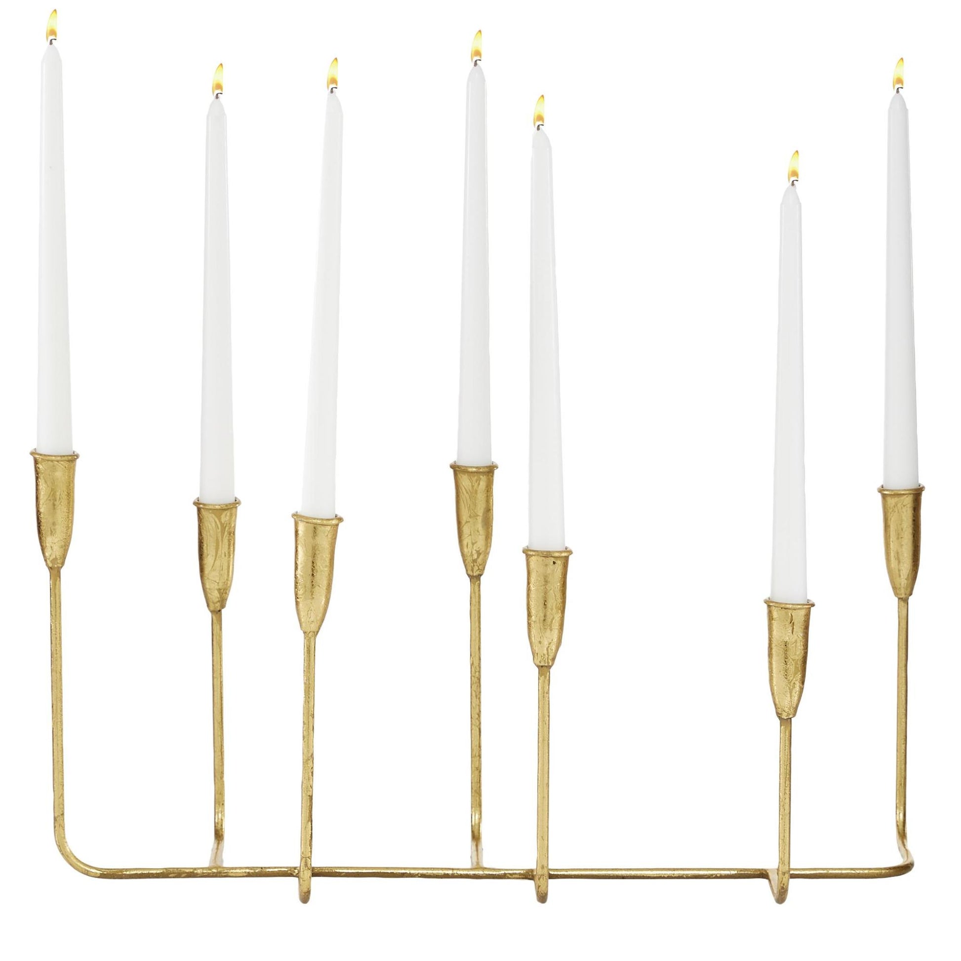 CosmoLiving by Cosmopolitan Metal Long Tapered 7 Holder Decorative Candelabra