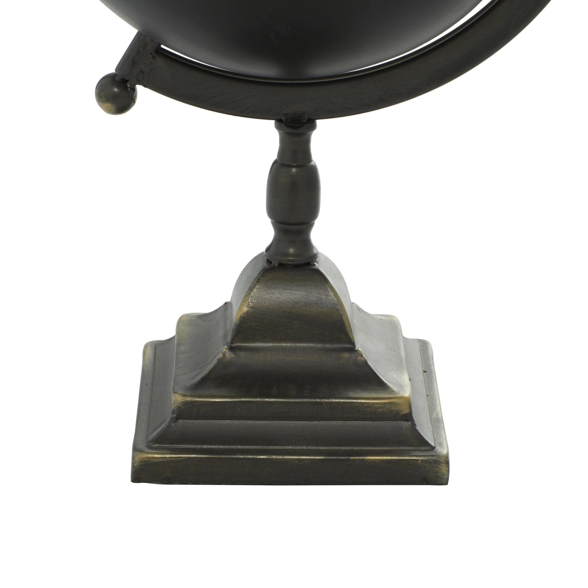 Black Metal Educational Globe