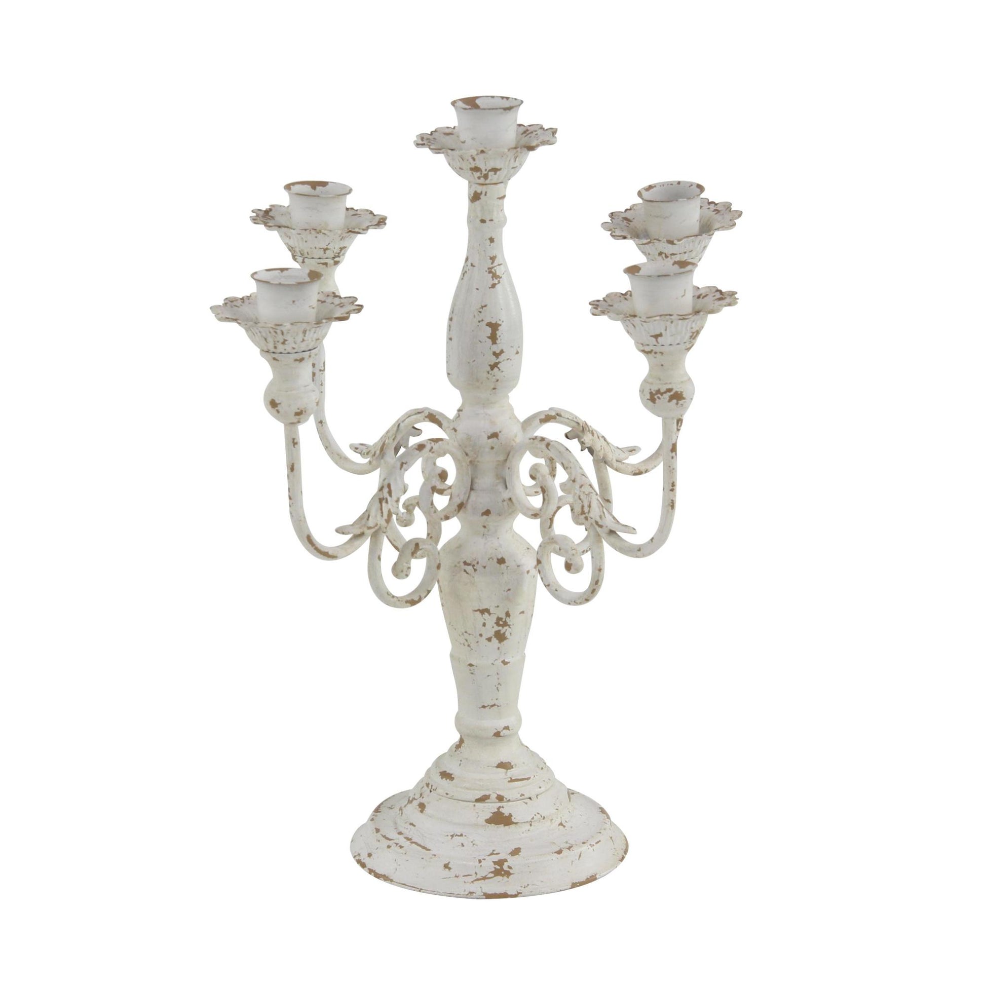 Scroll Metal Decorative Candelabra