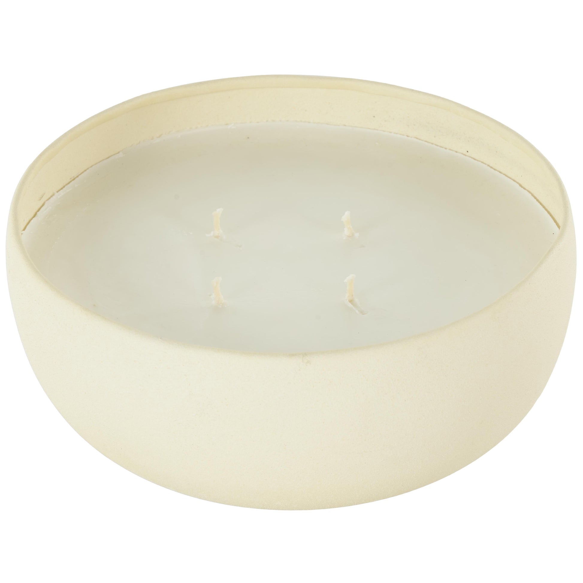 Metal Tangerine Splash Scented Textured 34oz 4 Wick Decorative Candle with White Wax