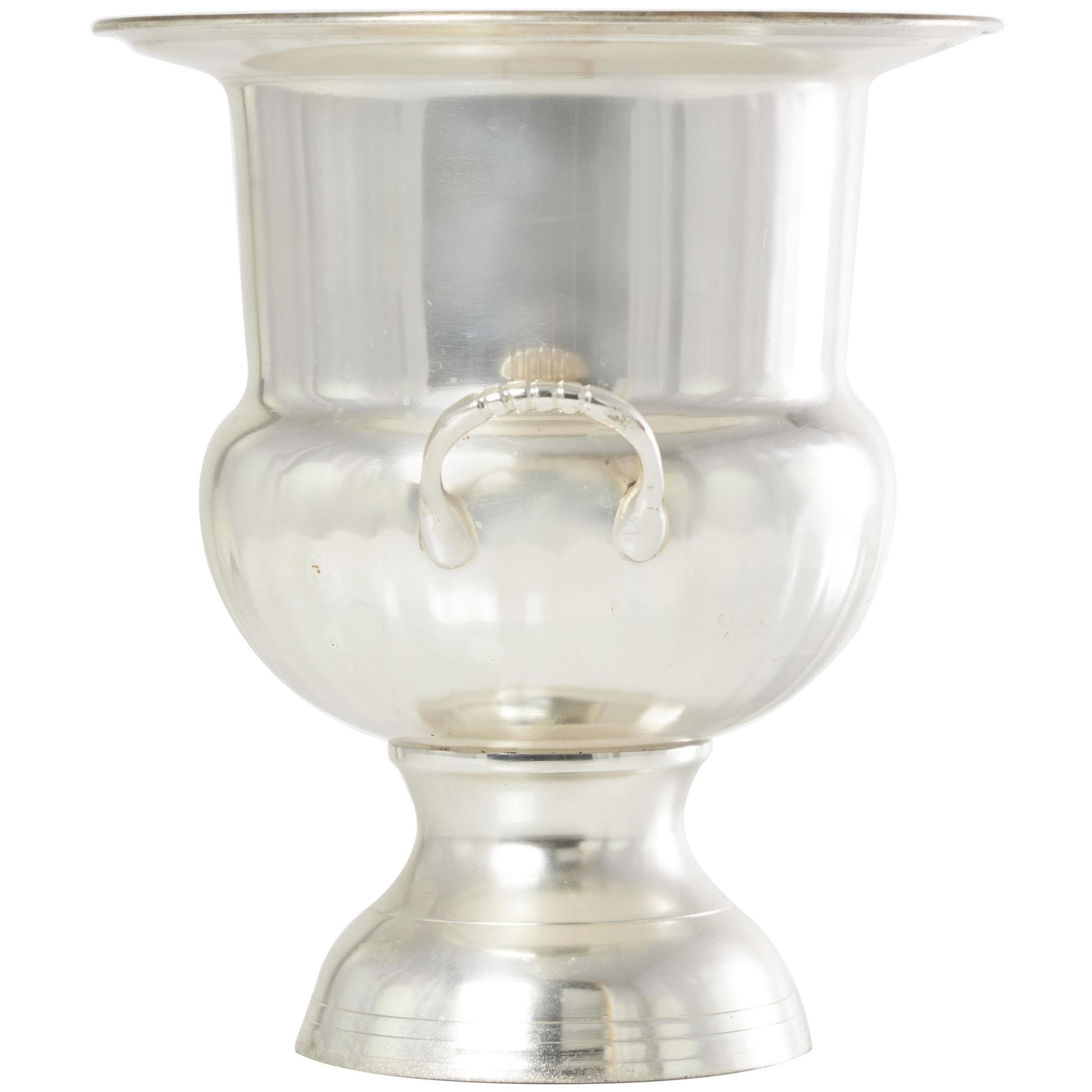 Silver Metal 2 Bottle Decorative Ice Bucket