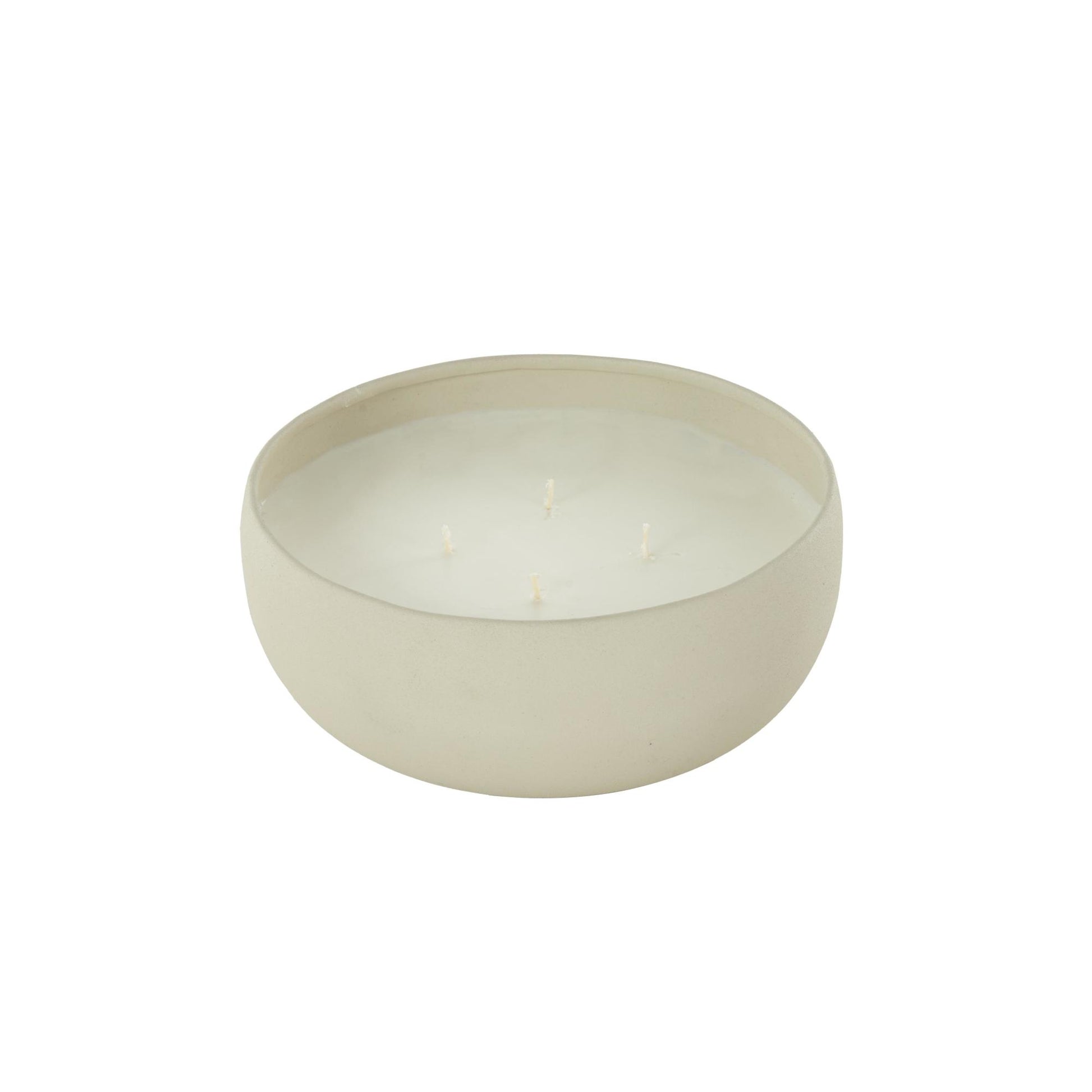 Metal Tangerine Splash Scented Textured 34oz 4 Wick Decorative Candle with White Wax