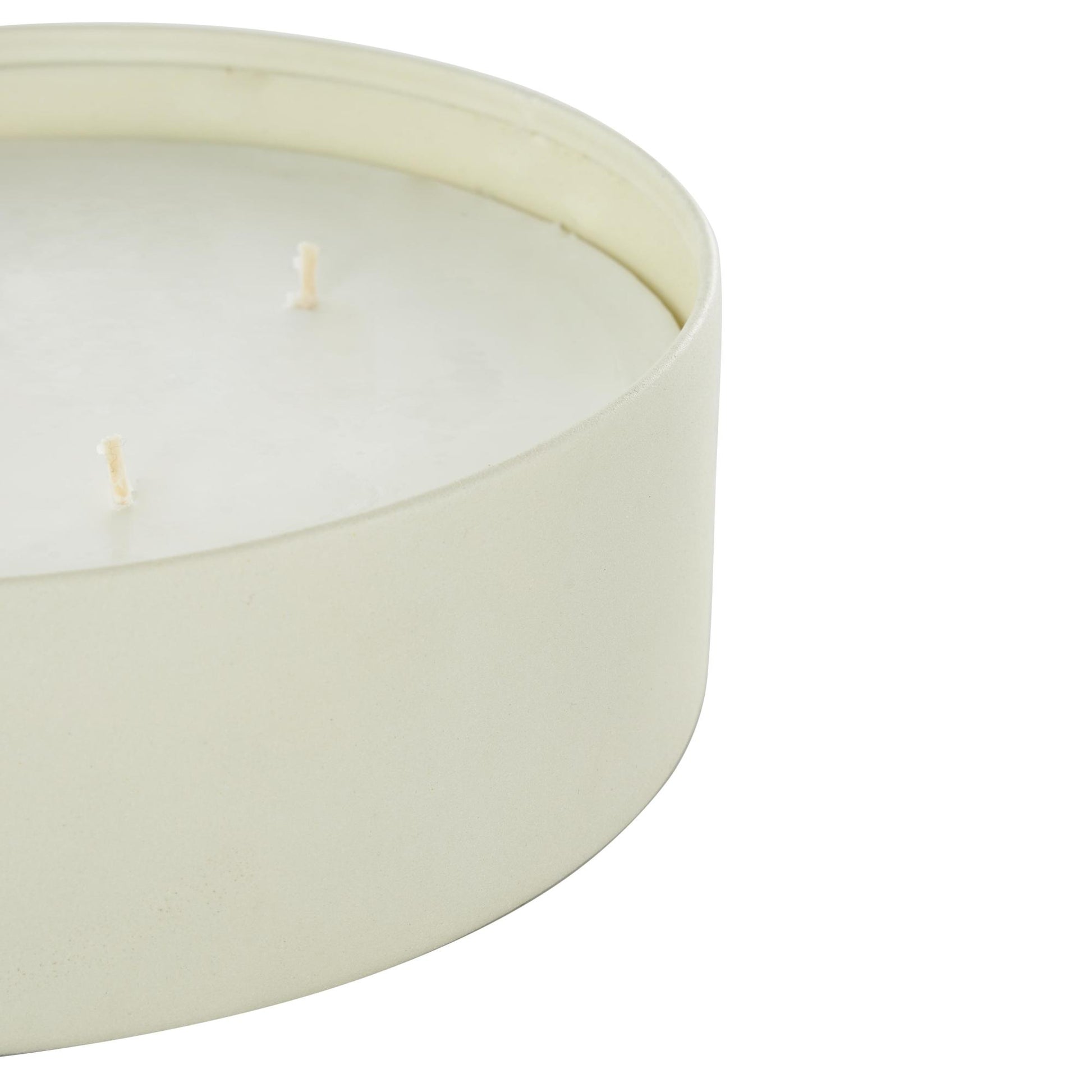Metal Pink Blush & Poppy Scented Textured 59oz 5 Wick Decorative Candle with White Wax