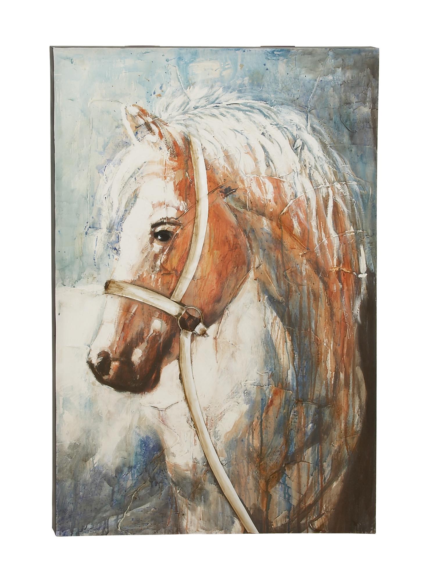 Horse Brown Canvas Decorative Wall Art