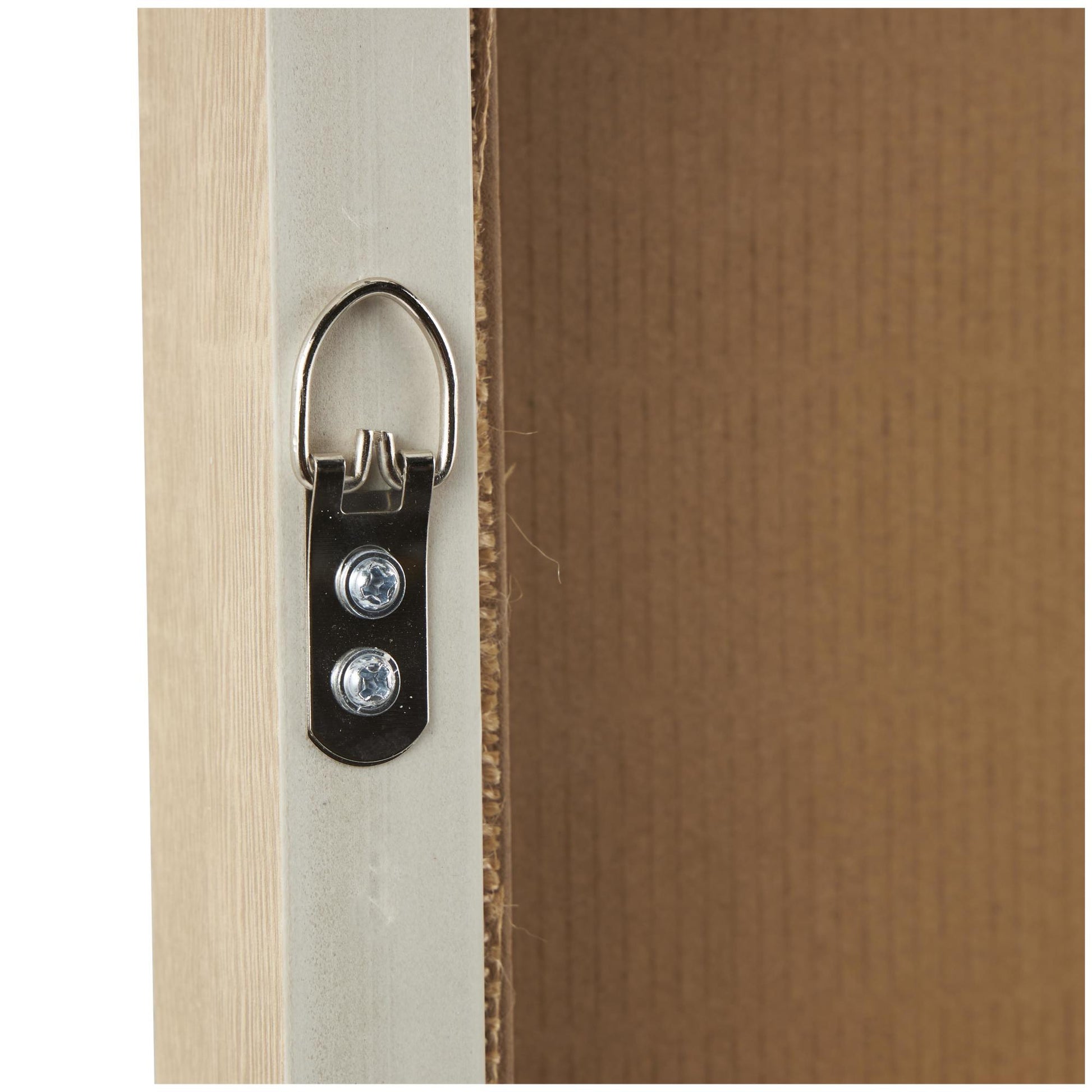 Geometric Brown Polyester Living Room Framed Wall Art with Tan Layered Arch