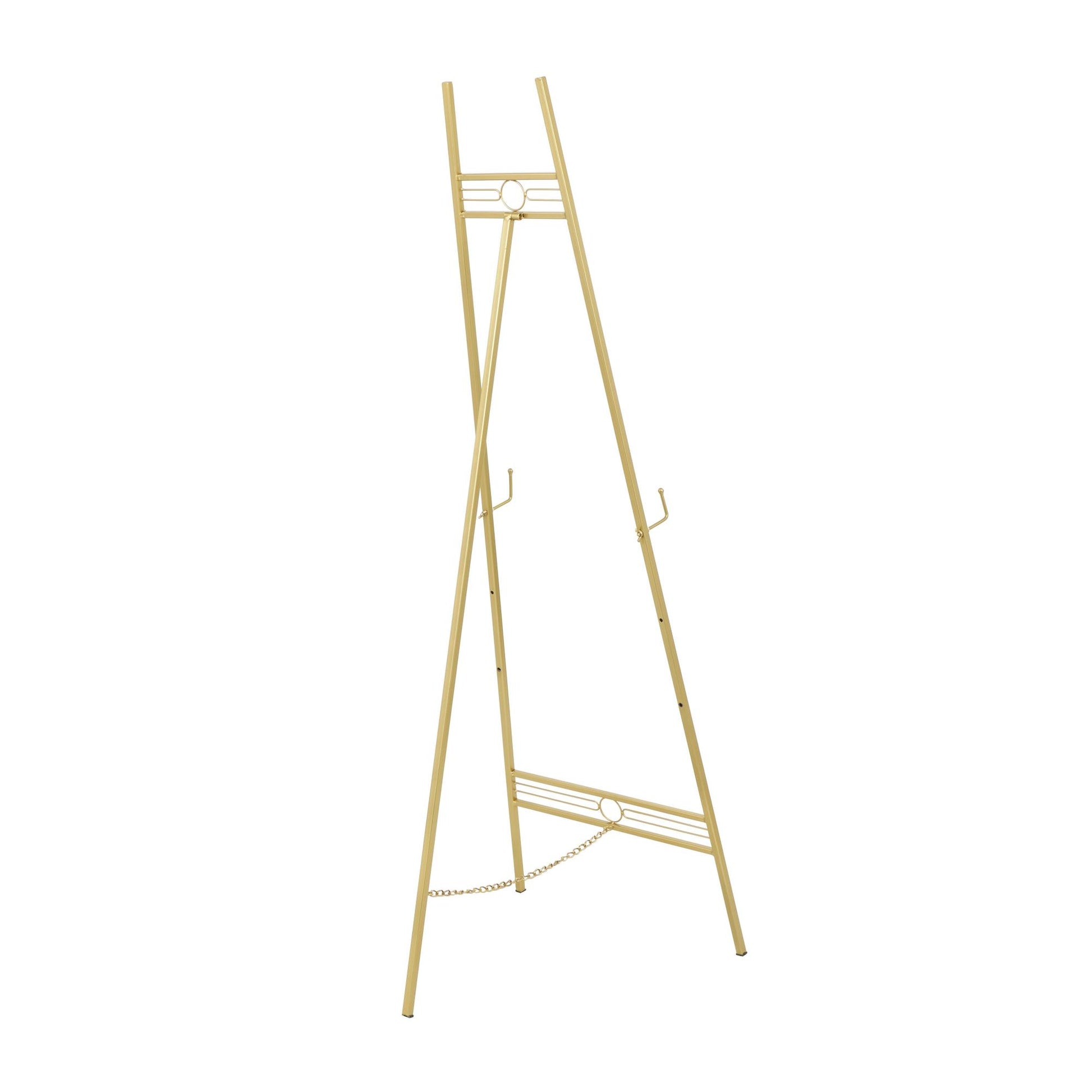 Geometric Metal 3 Tier Display Easel with Chain Support