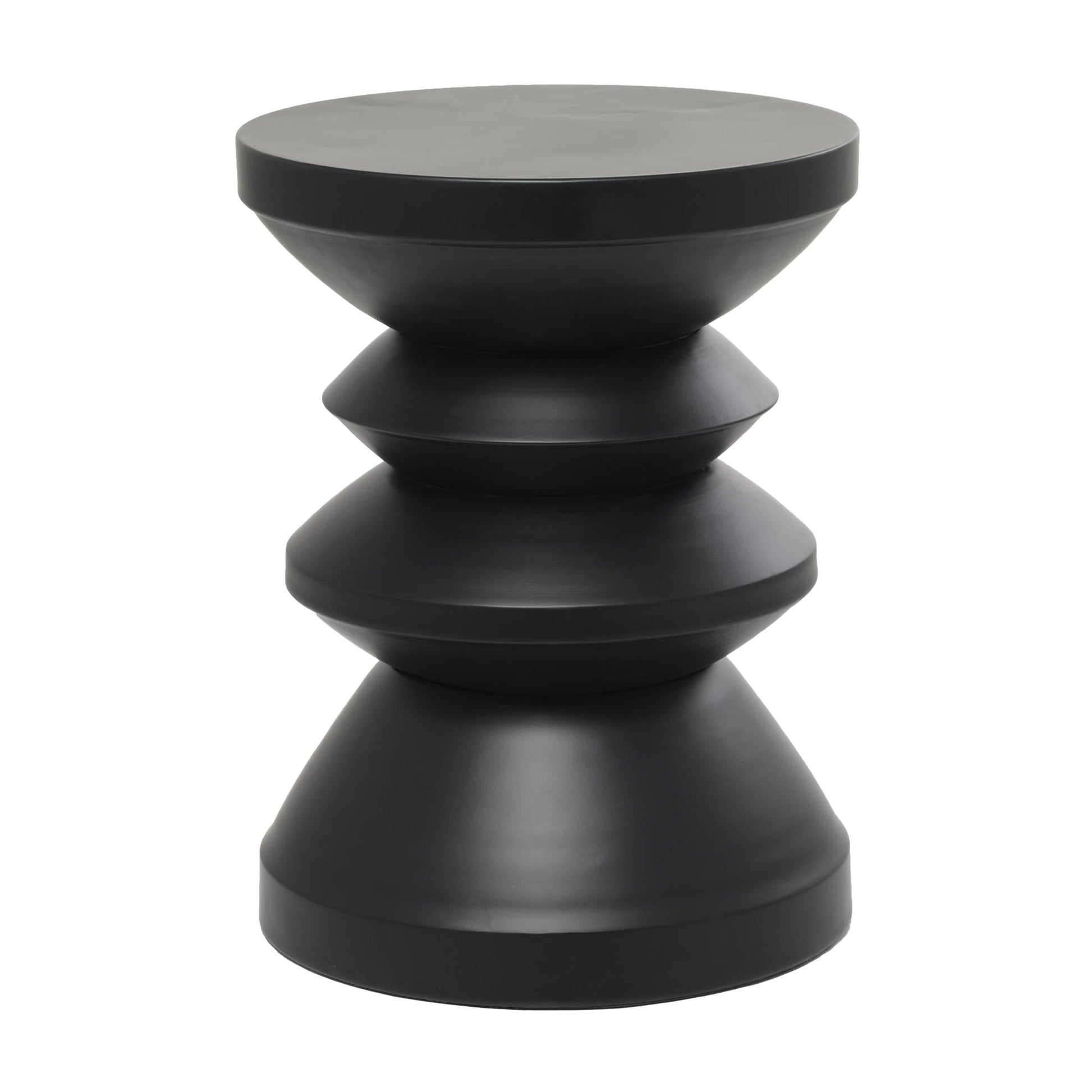 Geometric Metal Art Deco Inspired Side End Accent Table