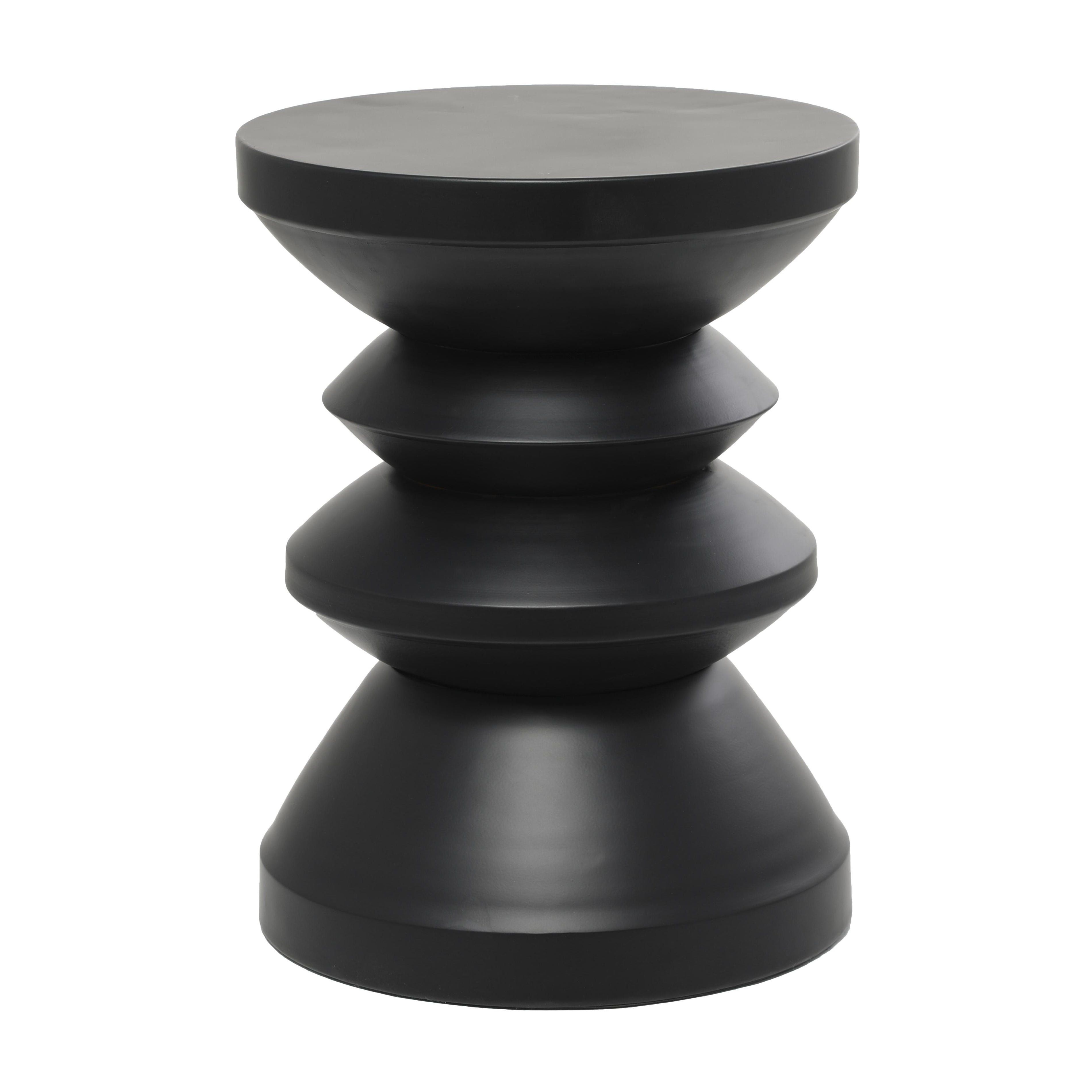 Geometric Metal Art Deco Inspired Side End Accent Table