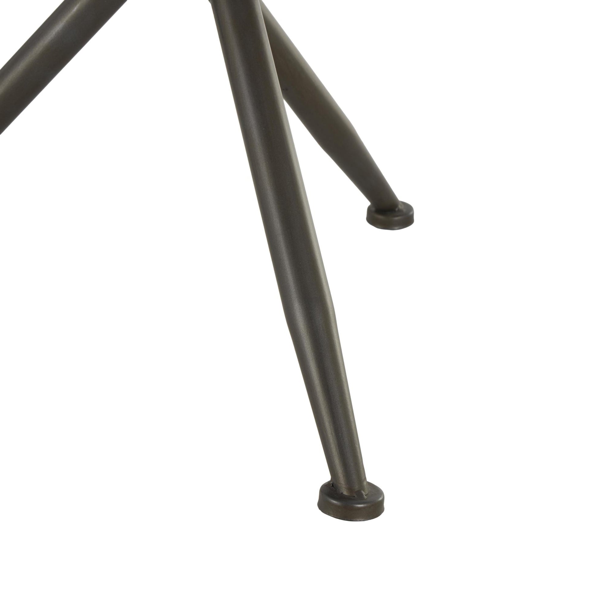 Brass Metal Round Side End Accent Table with Brown Wooden Framed Glass Tabletop