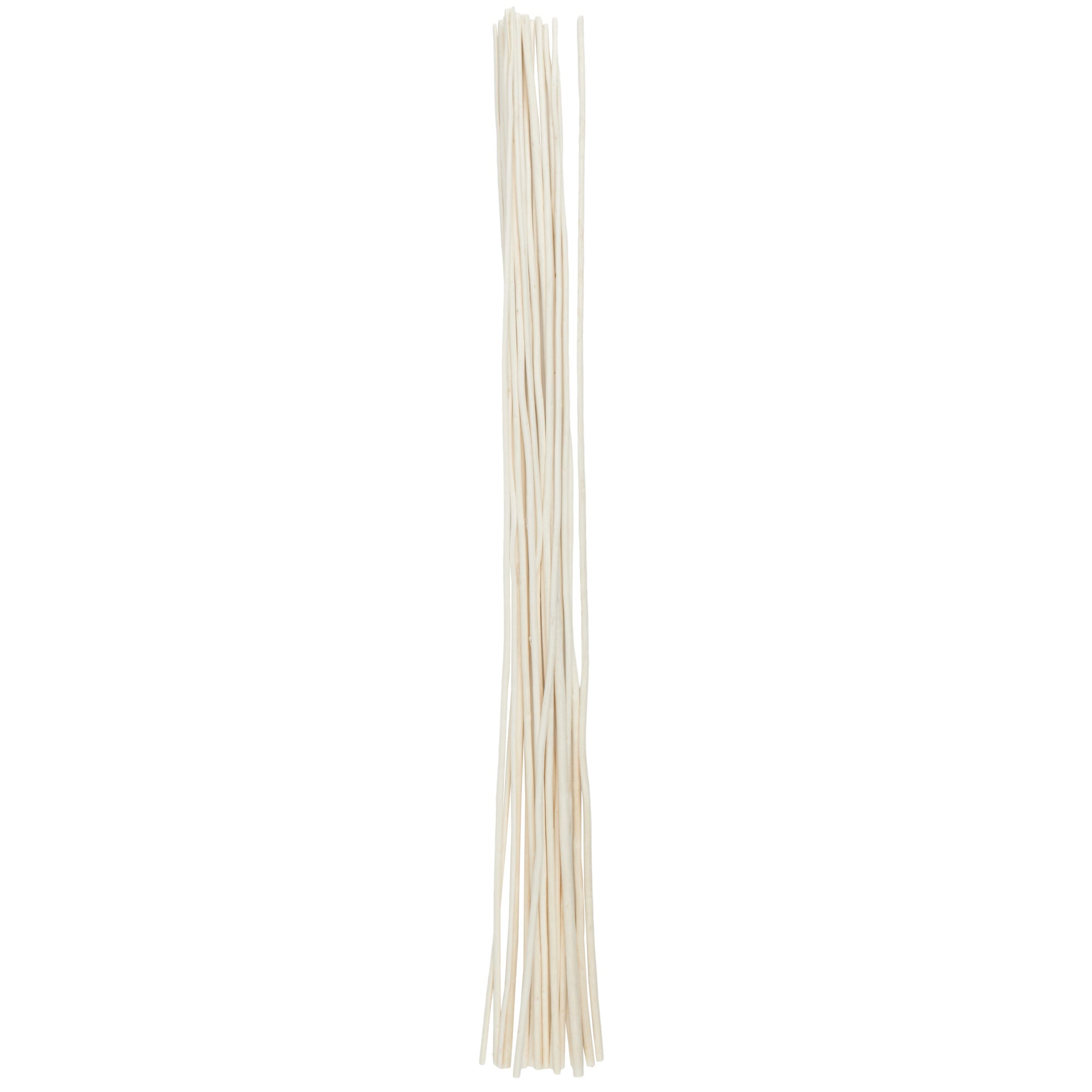 Set of 20 Beige Jute Rope Tall Sticks Home Decor Natural Foliage