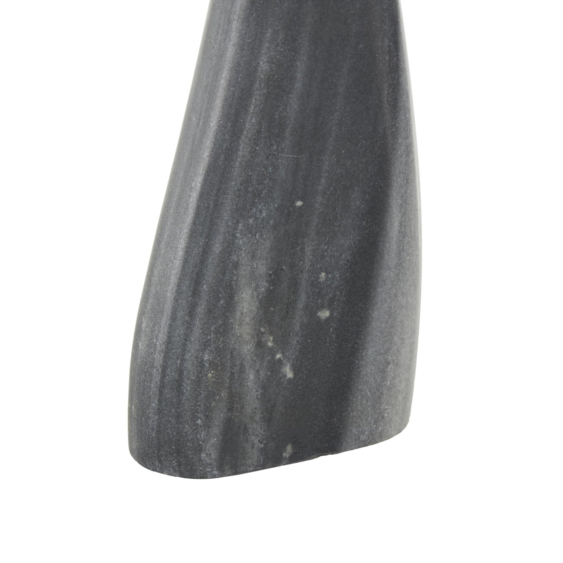 Set of 3 Whale Marble Tail Decorative Sculpture