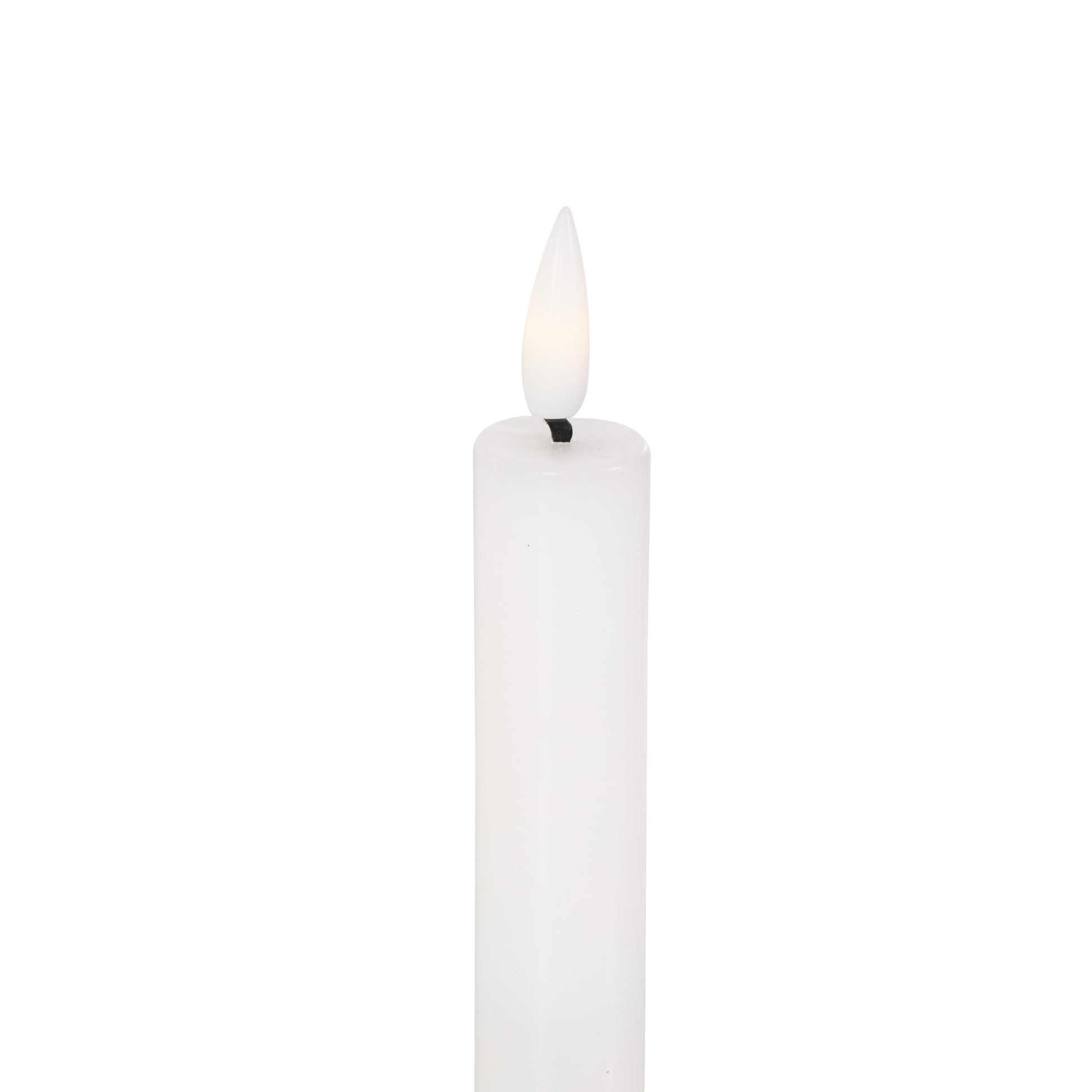Set of 6 Wax Indoor Outdoor Flameless Candle with Remote Control Set of 6 10"H