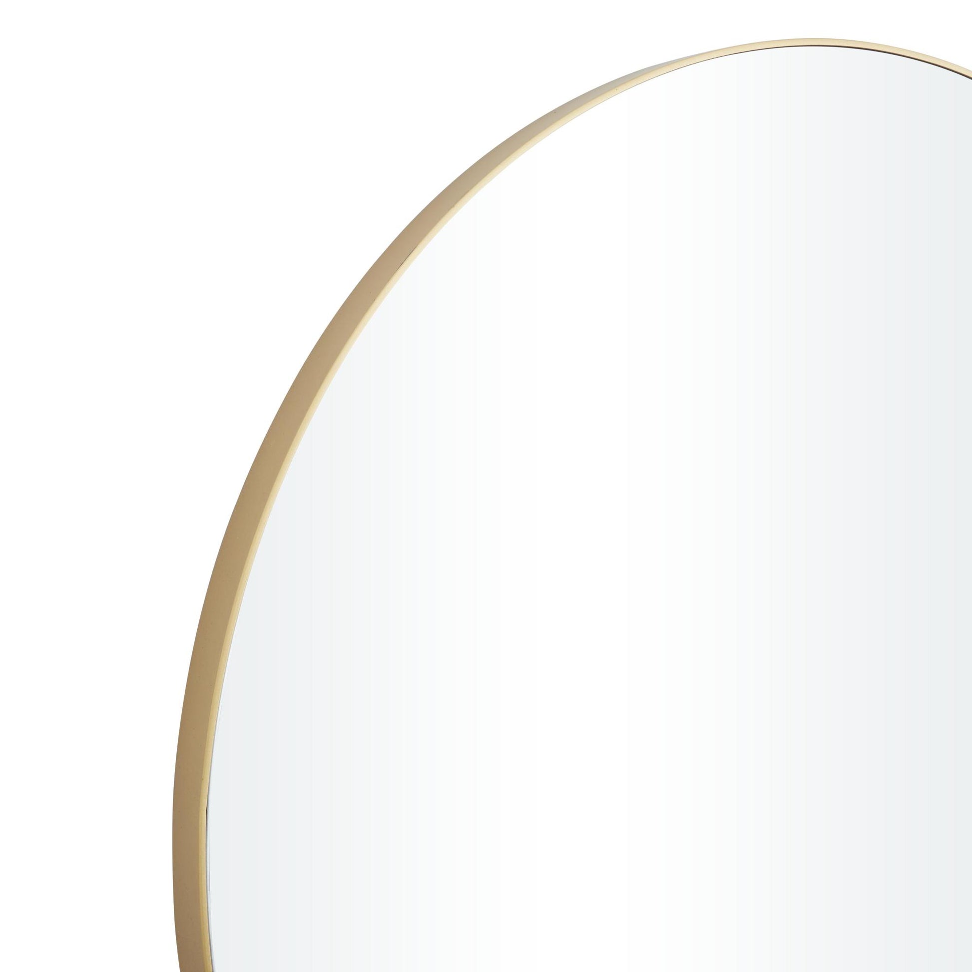 Wooden Room Wall Mirror with Thin Frame