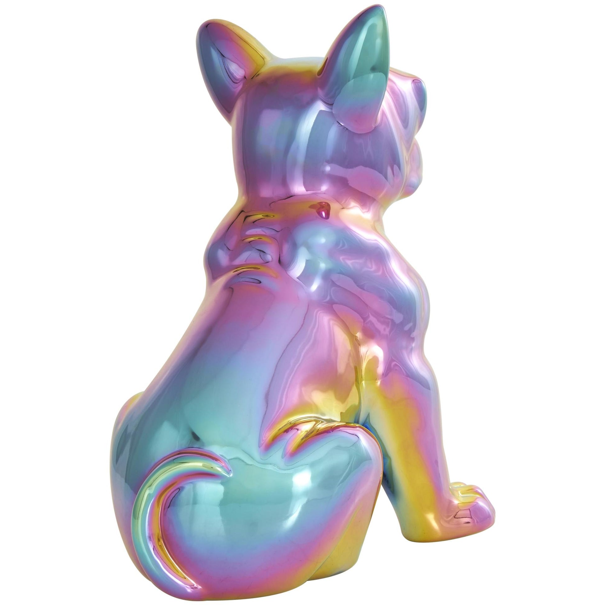 CosmoLiving by Cosmopolitan Bulldog Ceramic Decorative Sculpture with Sunglasses