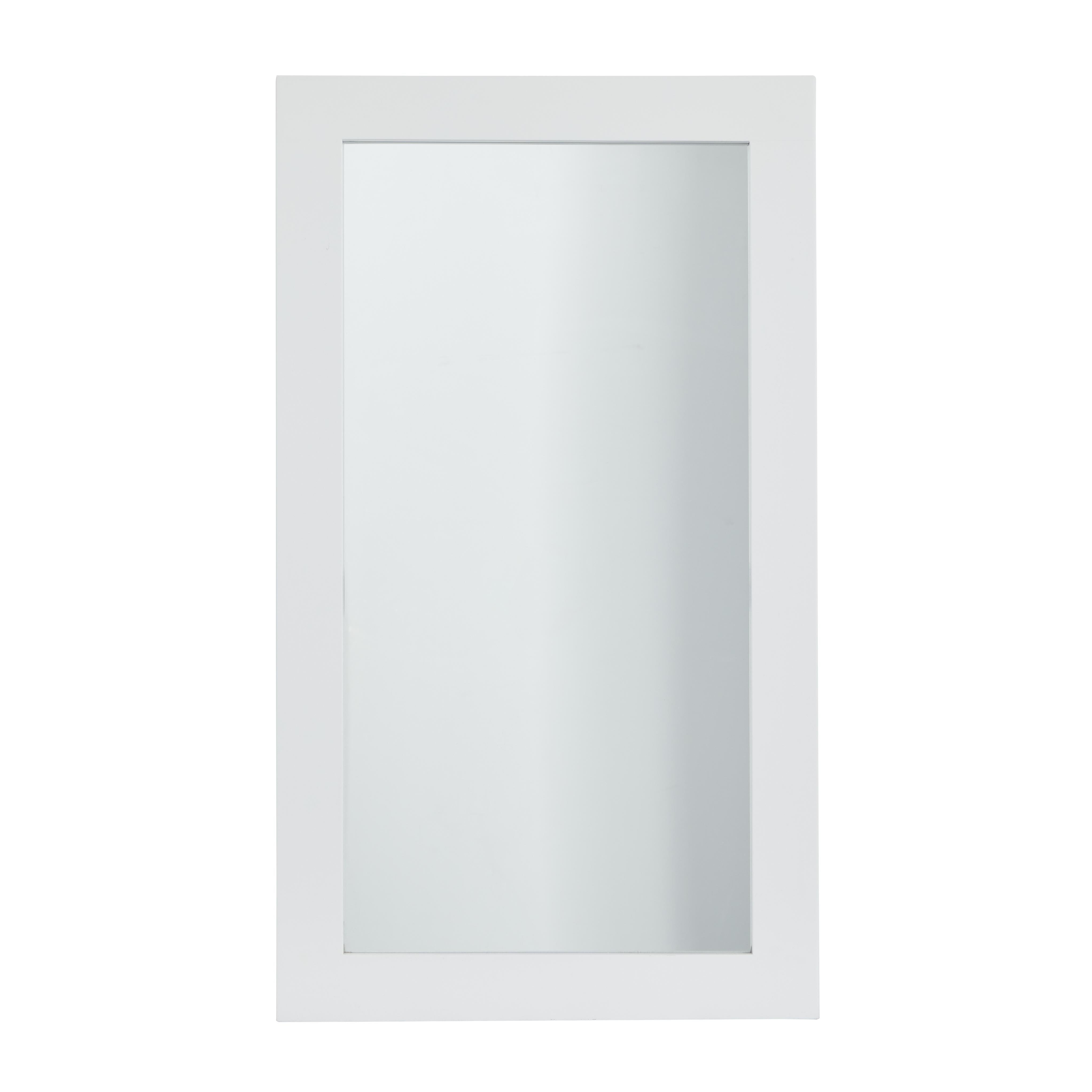 Wooden Minimalistic Room Wall Mirror 24" x 1" x 42"