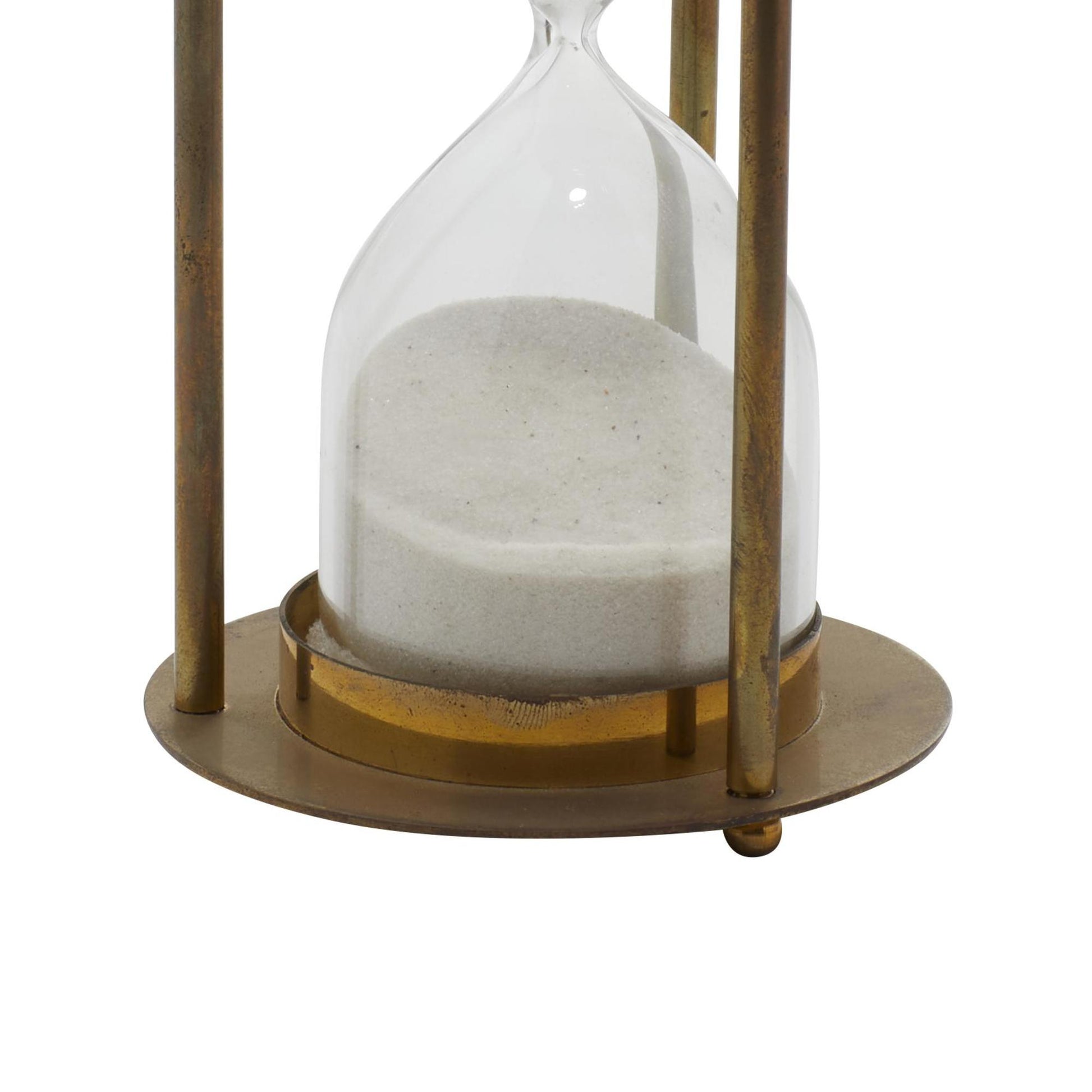 Gold Brass Metal Hourglass Sand Hourglass Timer