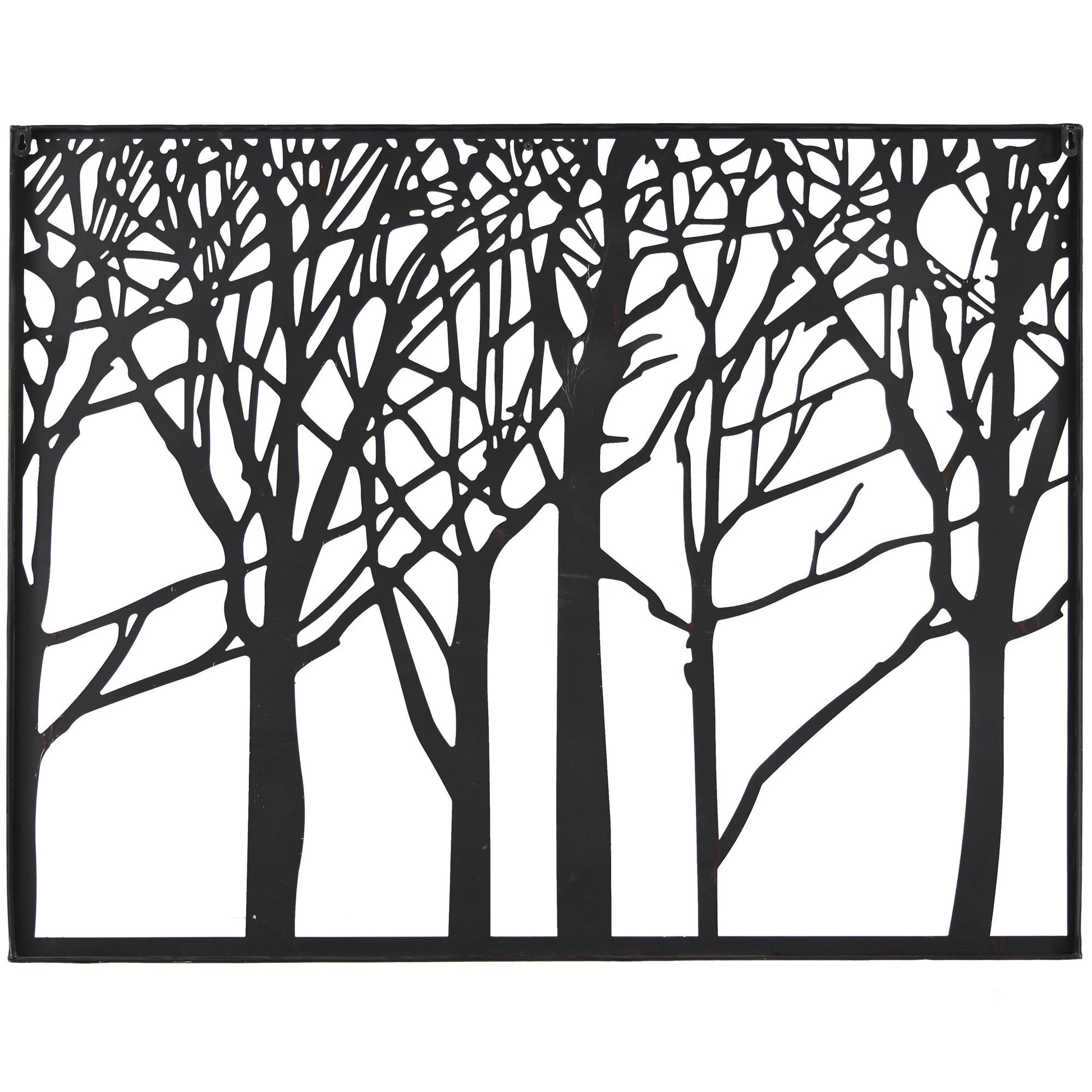 Tree Black Metal Home Wall Decor