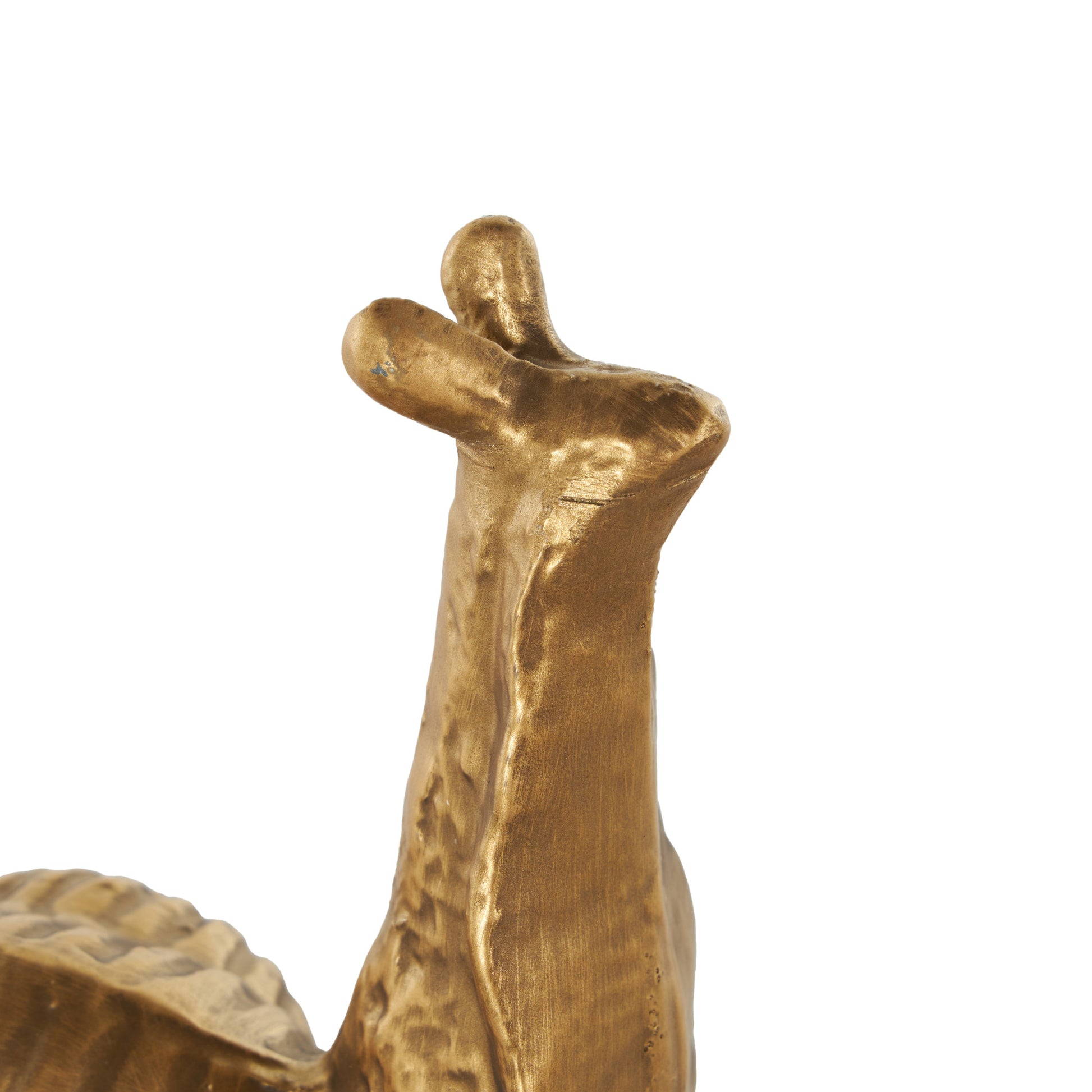 Set of 2 Snail Gold Metal Standing Decorative Bookends