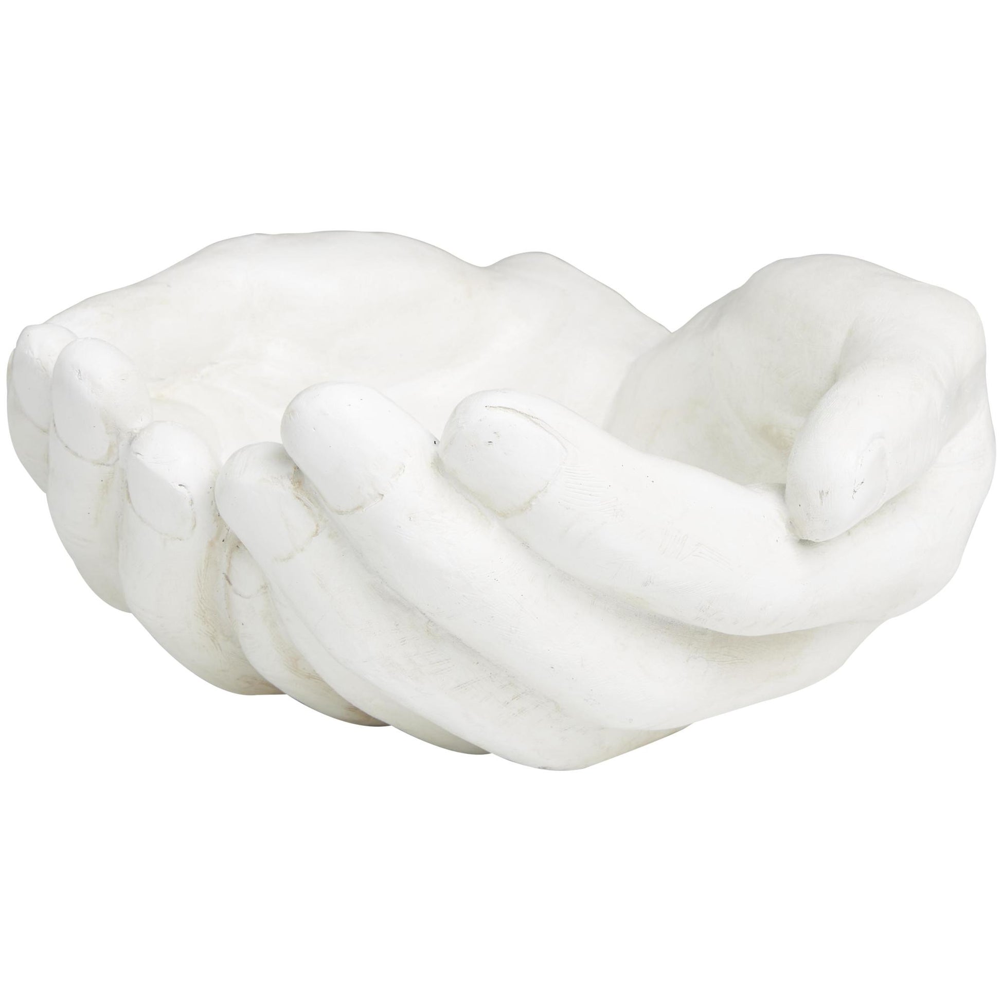 Hands Polystone Open Decorative Sculpture